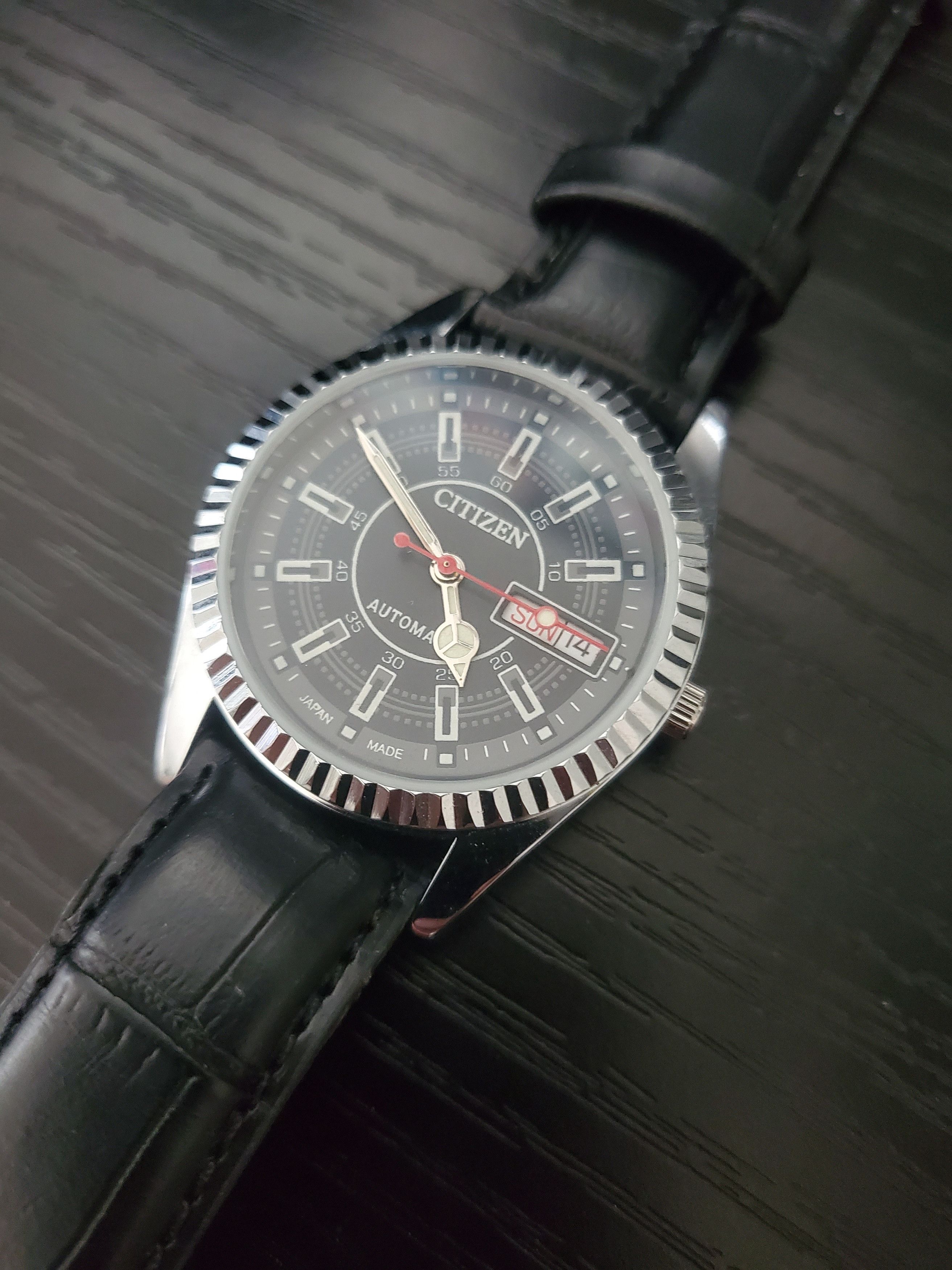 image of Citizen Eagle 7 Am147 Automatic Men's Vintage Watch in Silver/Black