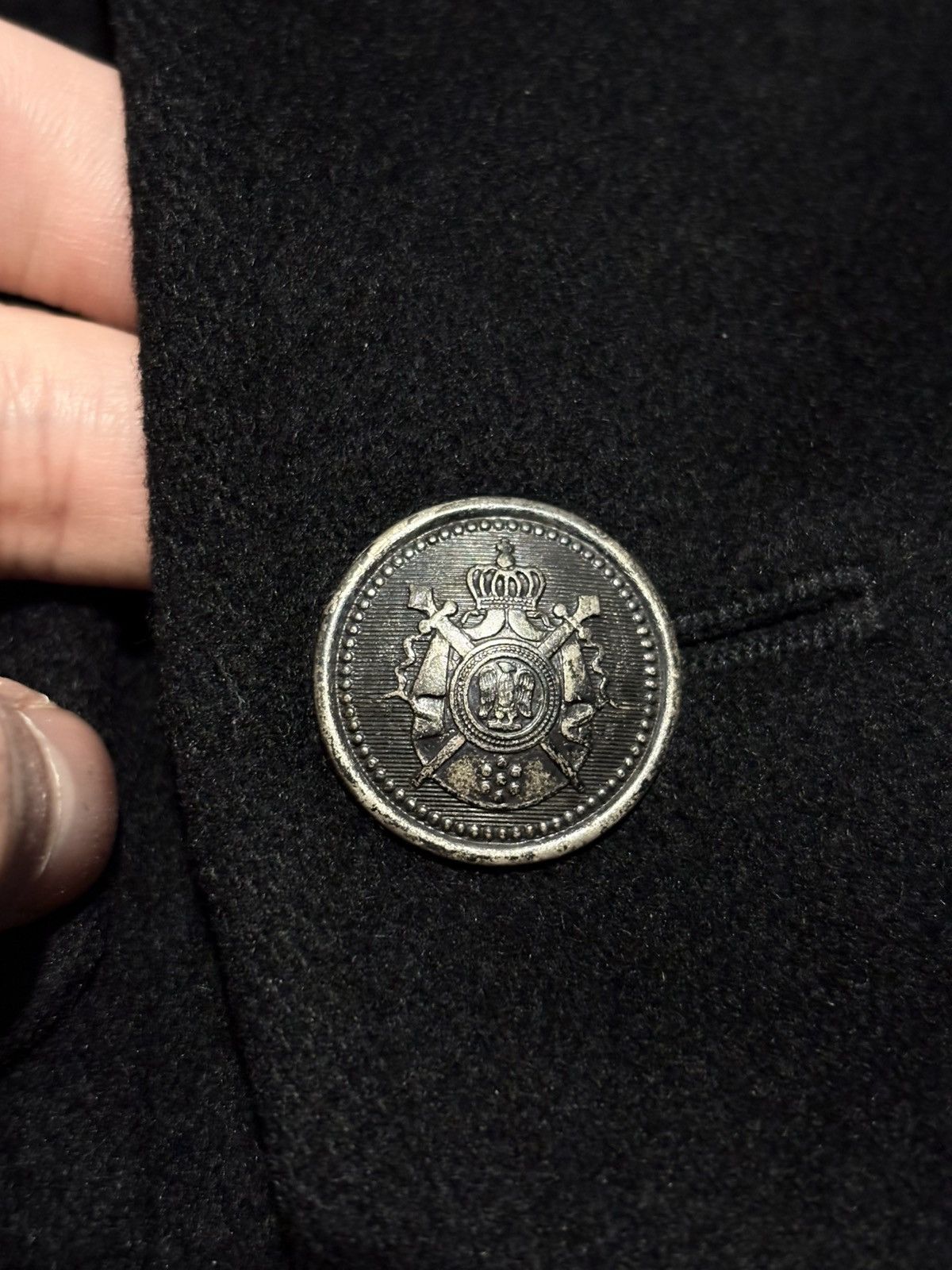 Loro Piana 1980s Mario Valente Cashmere Wool Overcoat Double Breasted Size US L / EU 52-54 / 3 - 8 Thumbnail