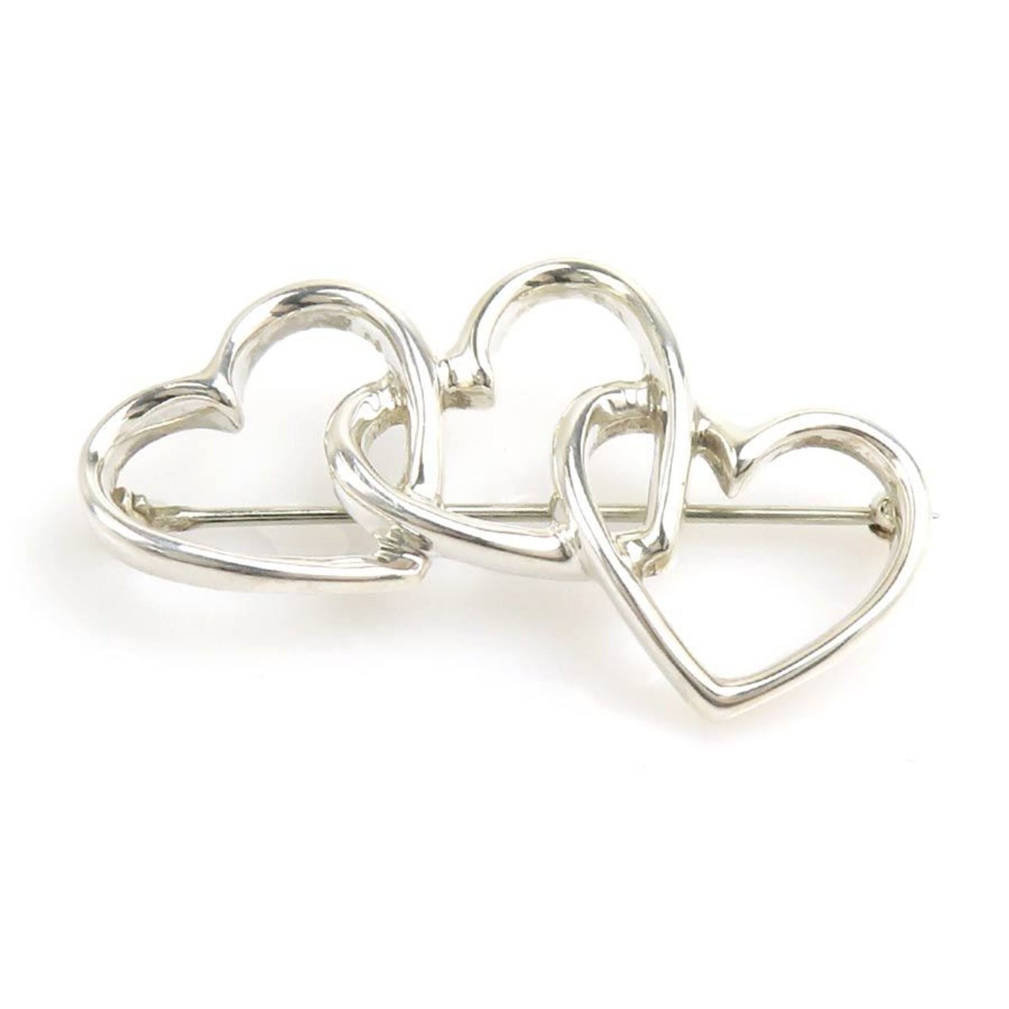 Tiffany & Co. Tiffany & Co. Triple Heart Brooch, Sterling Silver 925, Women's, e61879 Size ONE SIZE - 1 Thumbnail