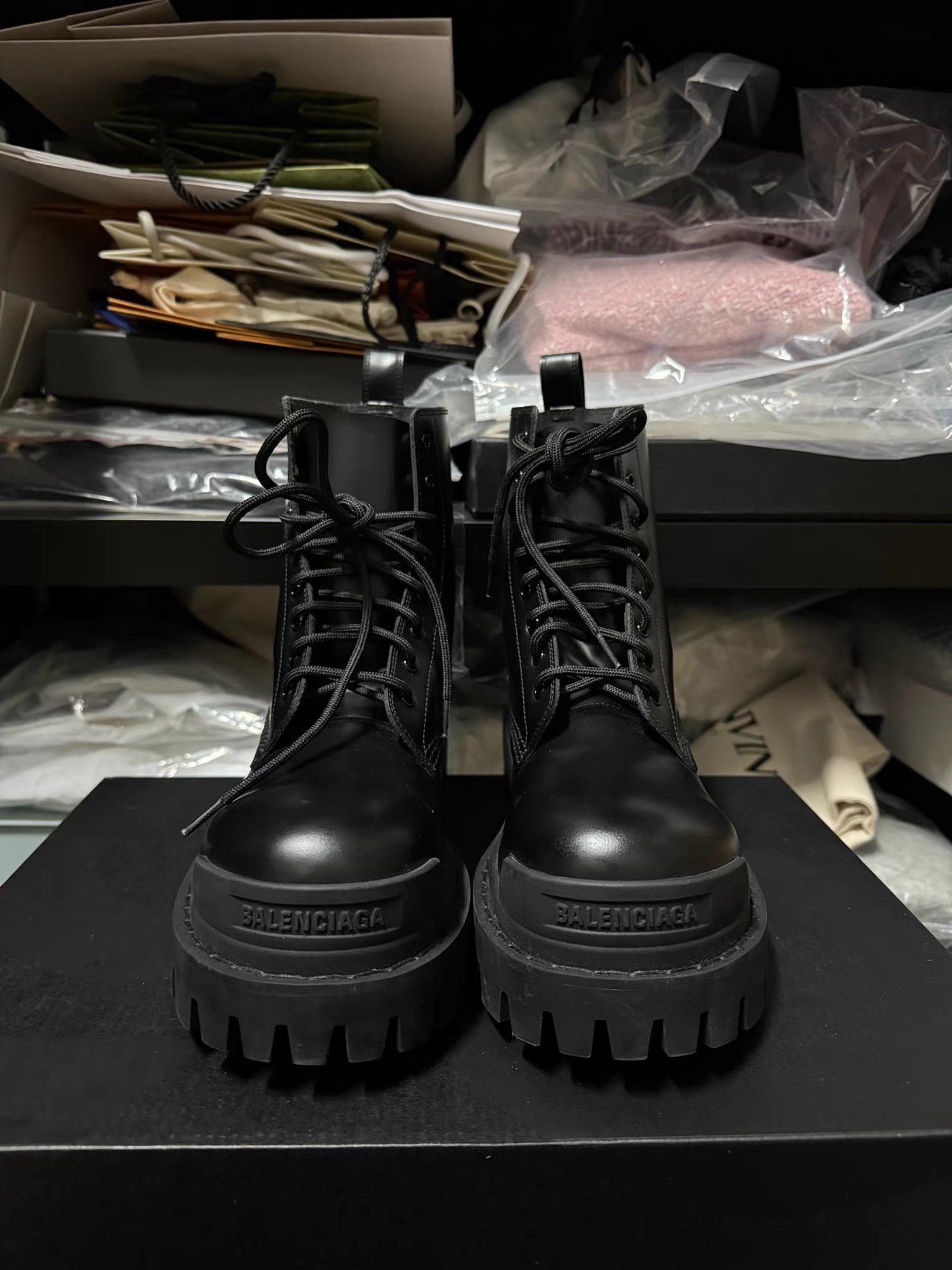 Balenciaga In Stock Balenciaga Tractor Boots K6 Size US 7 / IT 37 - 2 Thumbnail