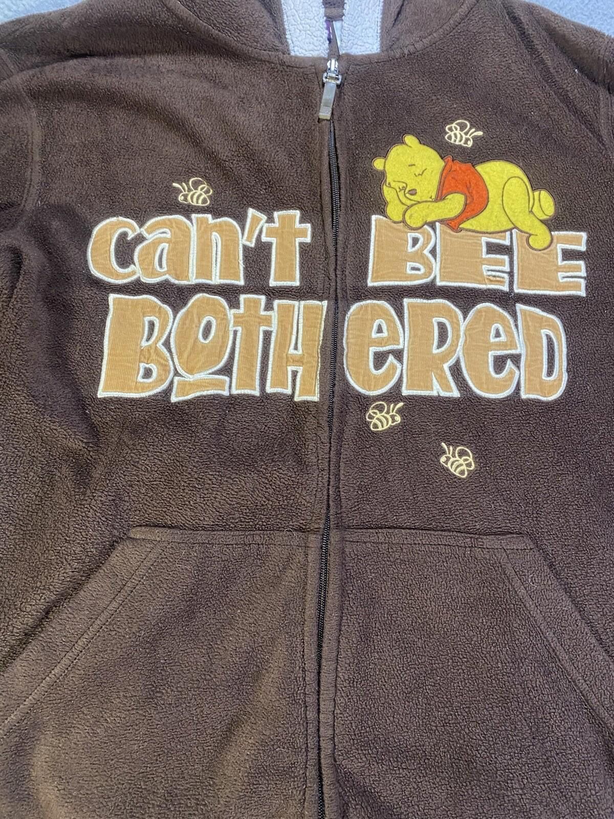 Disney Disney Winnie The Pooh Women’s Jacket SZ Large Brown Funny Size L / US 10 / IT 46 - 1 Thumbnail