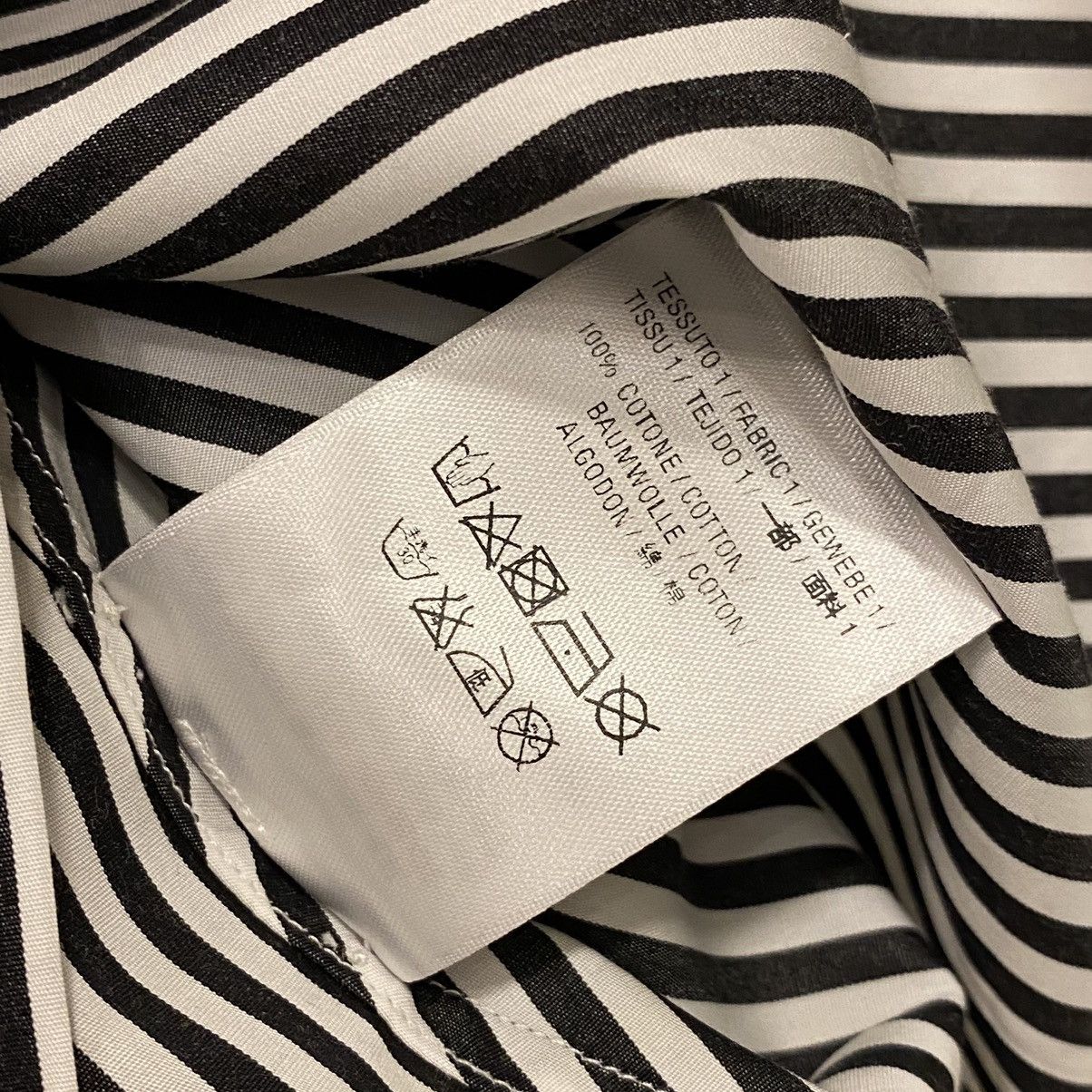 Balenciaga Balenciaga - Logo Striped Poplin Shirt Size XXS / US 00 / IT 34 - 13 Thumbnail