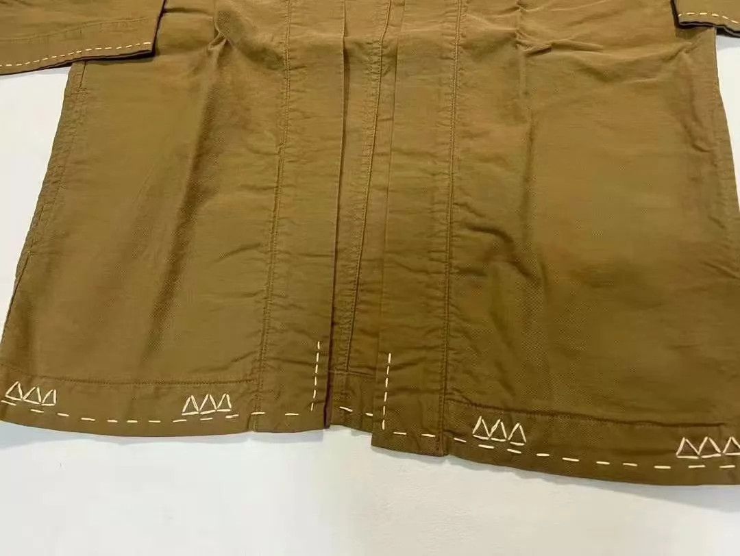 Visvim visvim 20SS Sanjuro Kimono Beige 3 Long-staple Cotton Twill Size US L / EU 52-54 / 3 - 2 Thumbnail