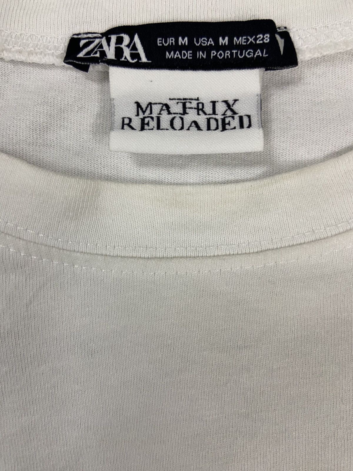 Zara Zara x Matrix Reloaded Movie L/S Tshirt 👕 Size US M / EU 48-50 / 2 - 3 Thumbnail