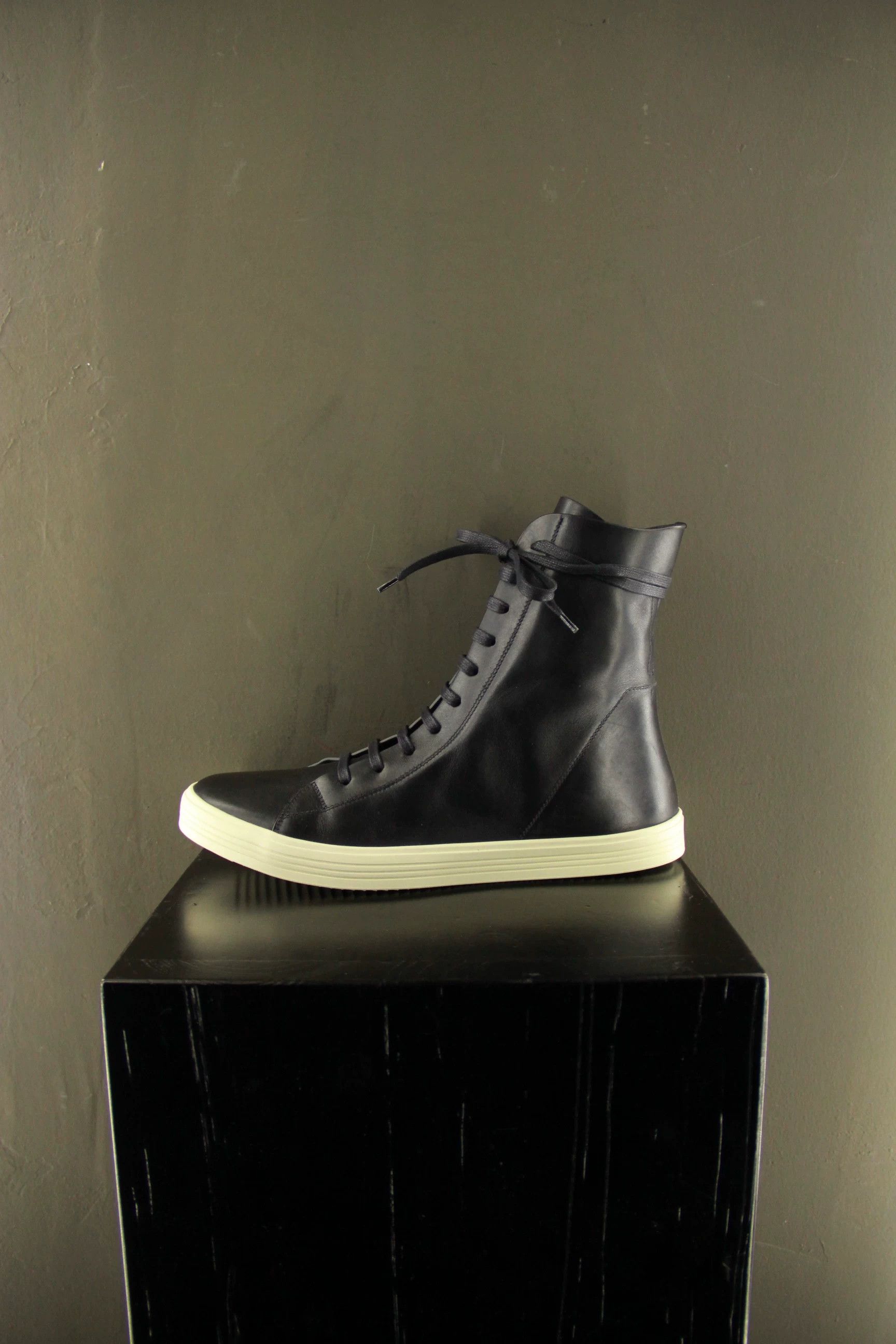 Rick Owens Rick Owens White Hitop Sneakers Women us_6 Size US 6 / IT 36 - 1 Thumbnail