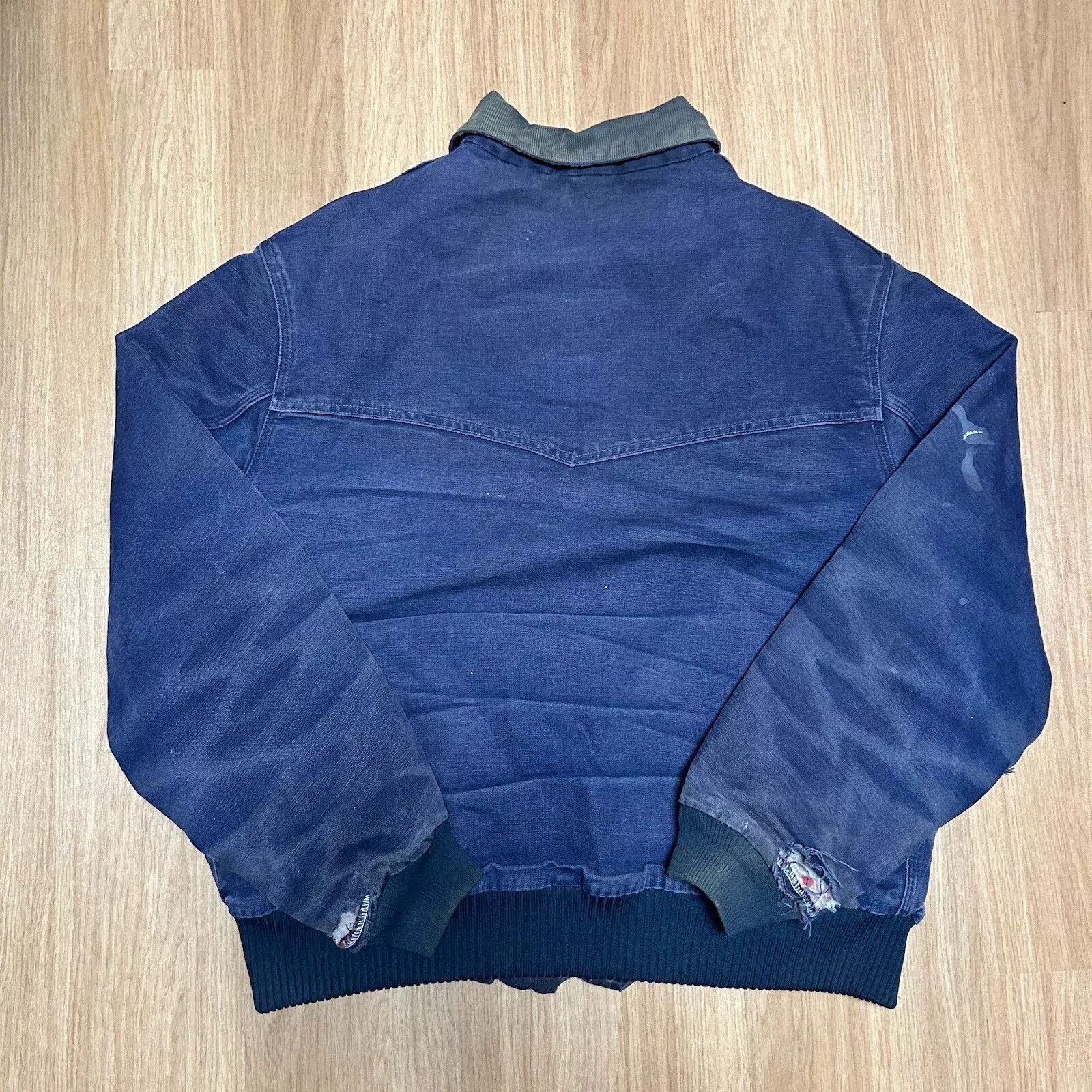 Carhartt Vintage Carhartt Navy Blue Faded Distressed Santa Size US XL / EU 56 / 4 - 11 Thumbnail