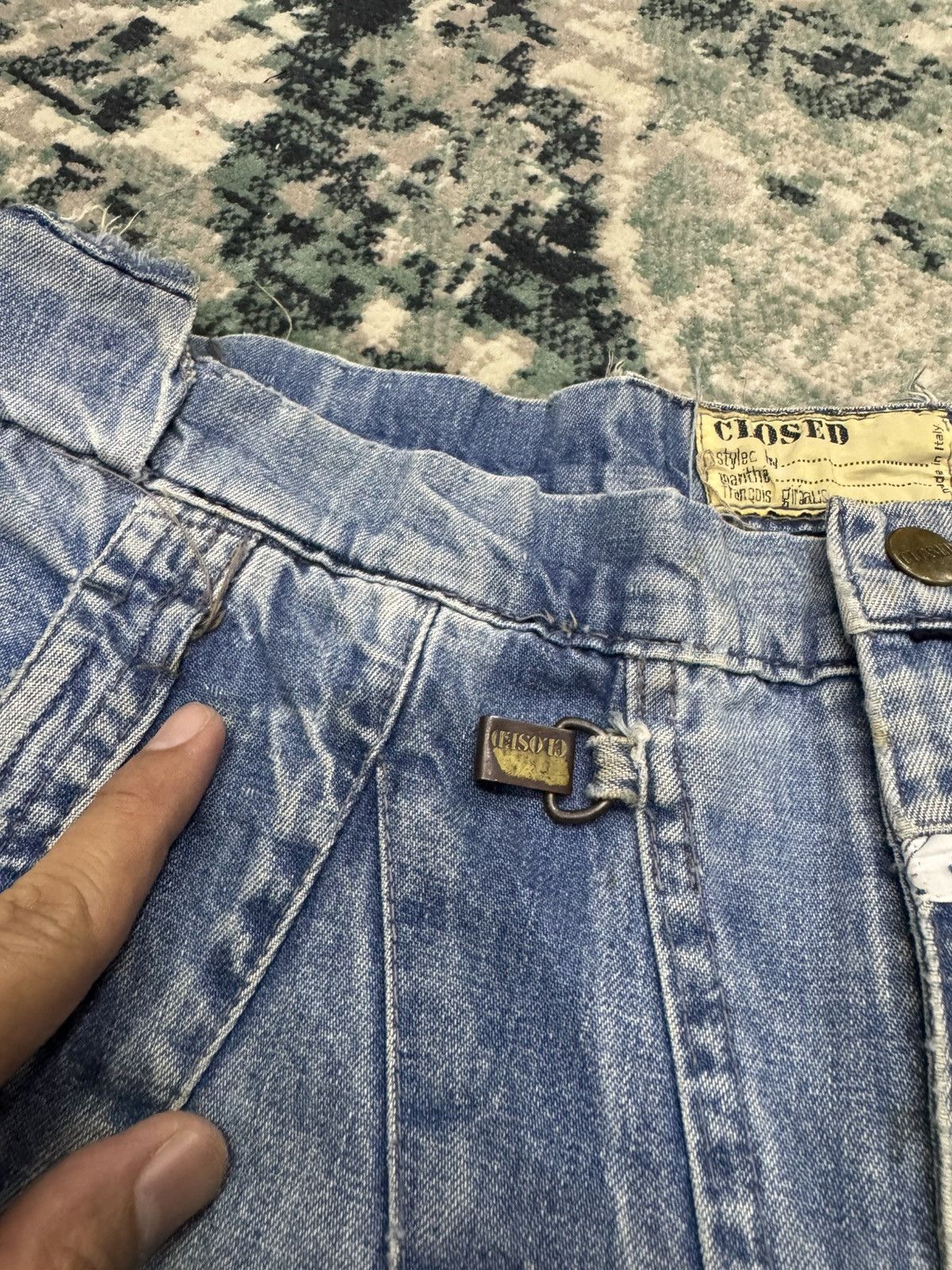 CLOSED 1980s MARITHE FRANCOIS GIRBAUD X CLOSED TUPAC SHAKUR JEANS Size US 35 - 12 Thumbnail