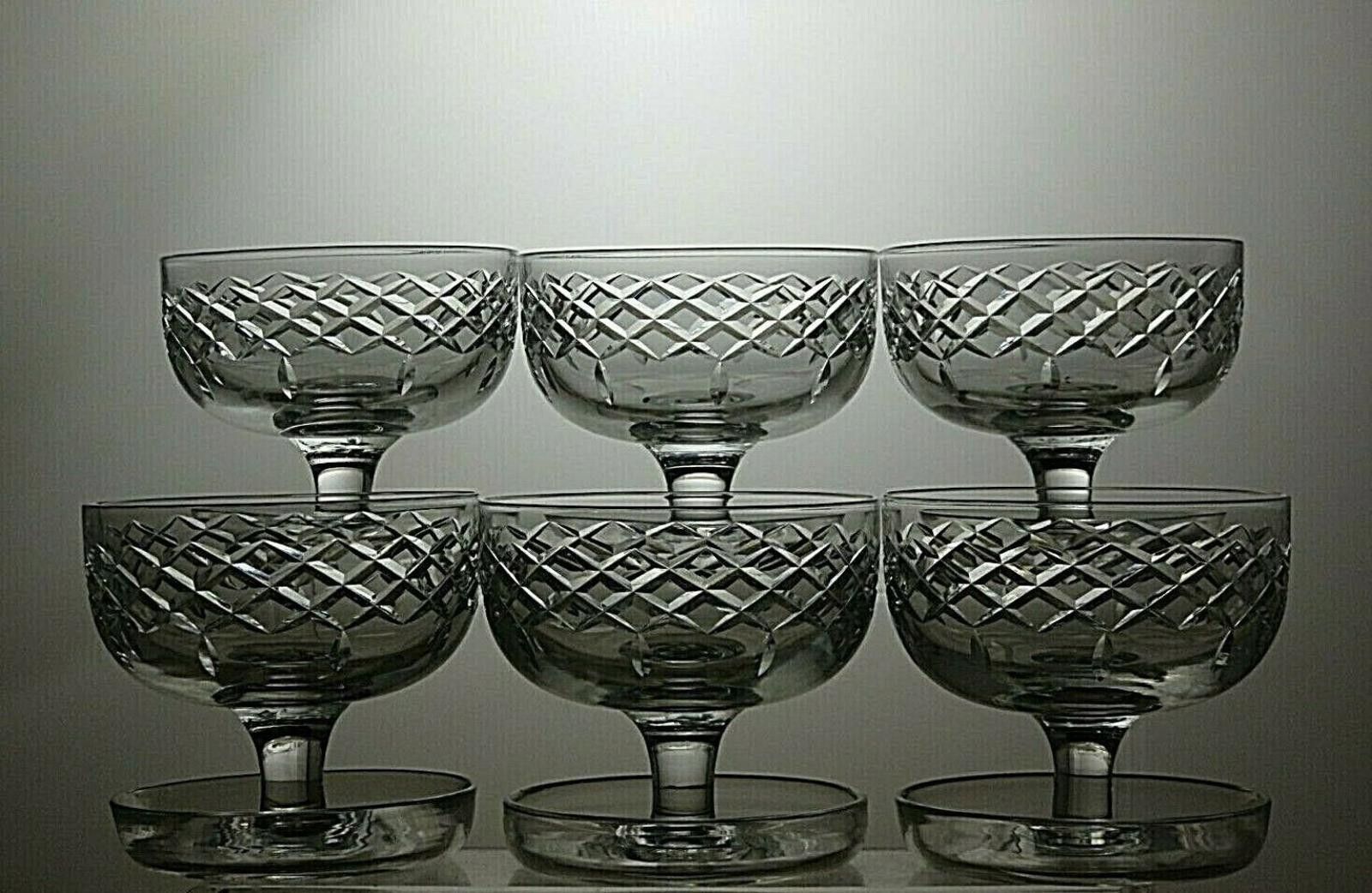 Other Webb Corbett Crystal Footed Set Of 6 Dessert Bowl 3 1/3" Size ONE SIZE - 2 Thumbnail
