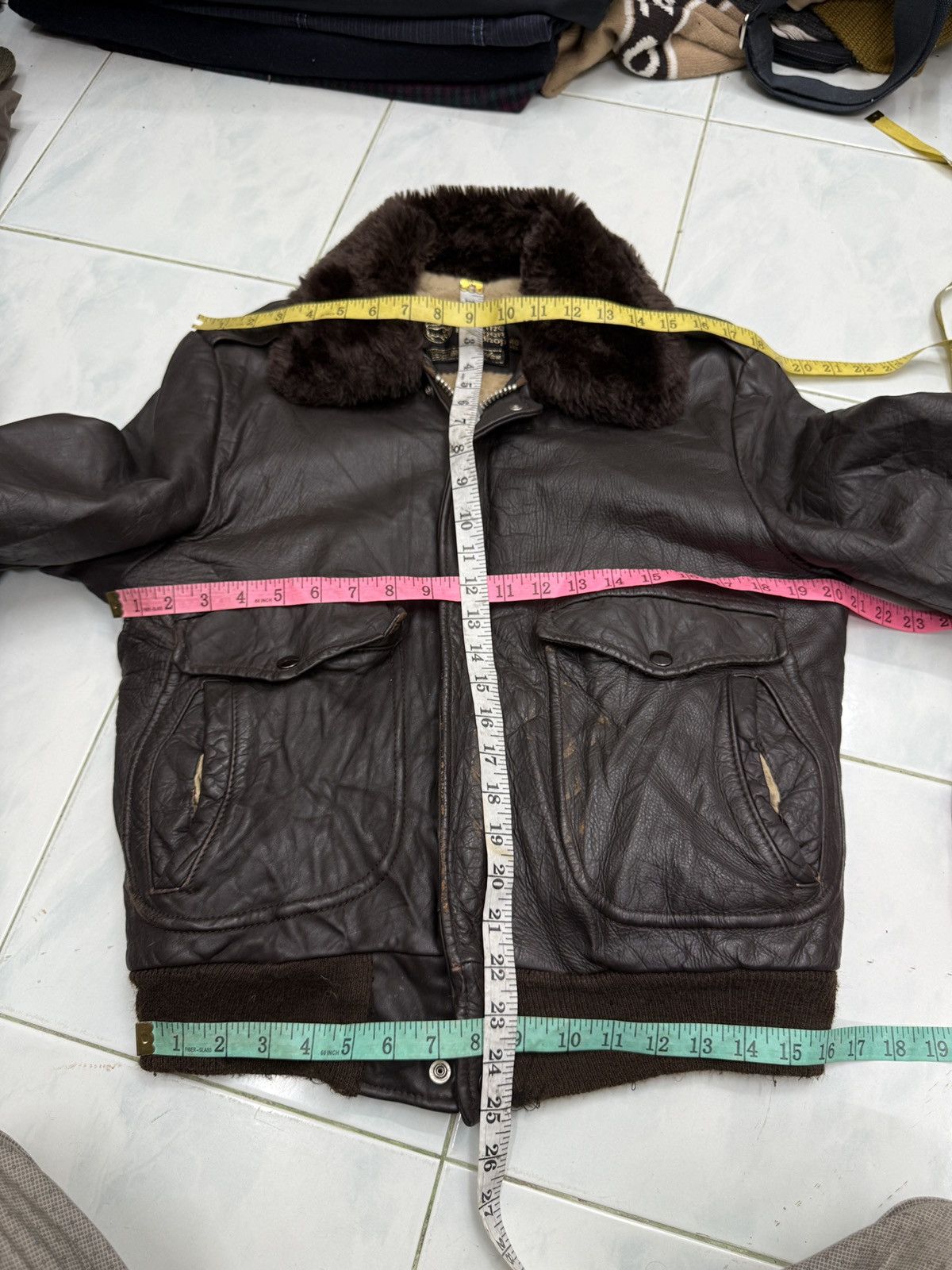 Sears 🔥🔥🔥STEALS VINTAGE SEARS LEATHER JACKET Size US S / EU 44-46 / 1 - 18 Thumbnail
