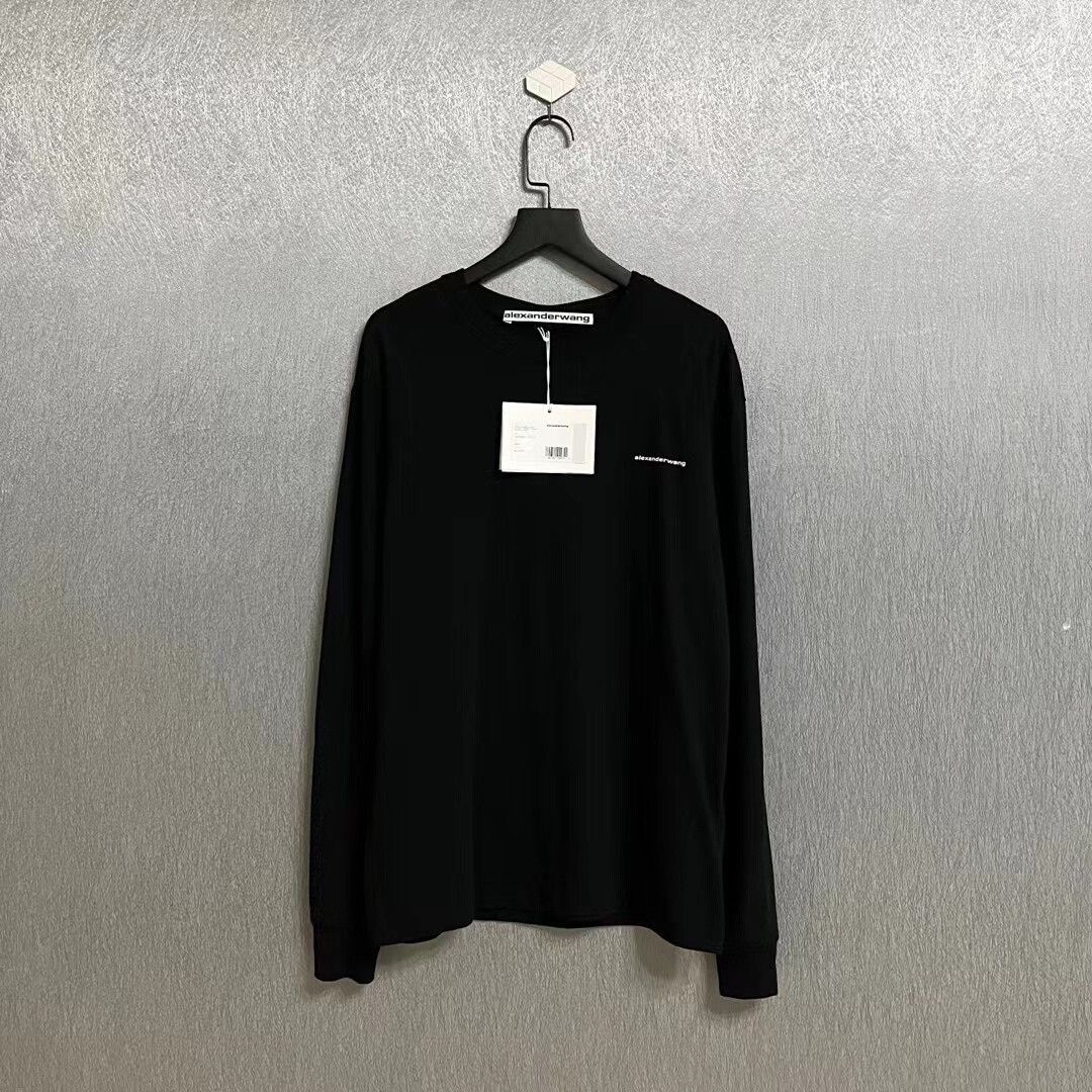 Alexander Wang alexander wang long sleeve logo top Size US XXS / EU 40 - 1 Thumbnail