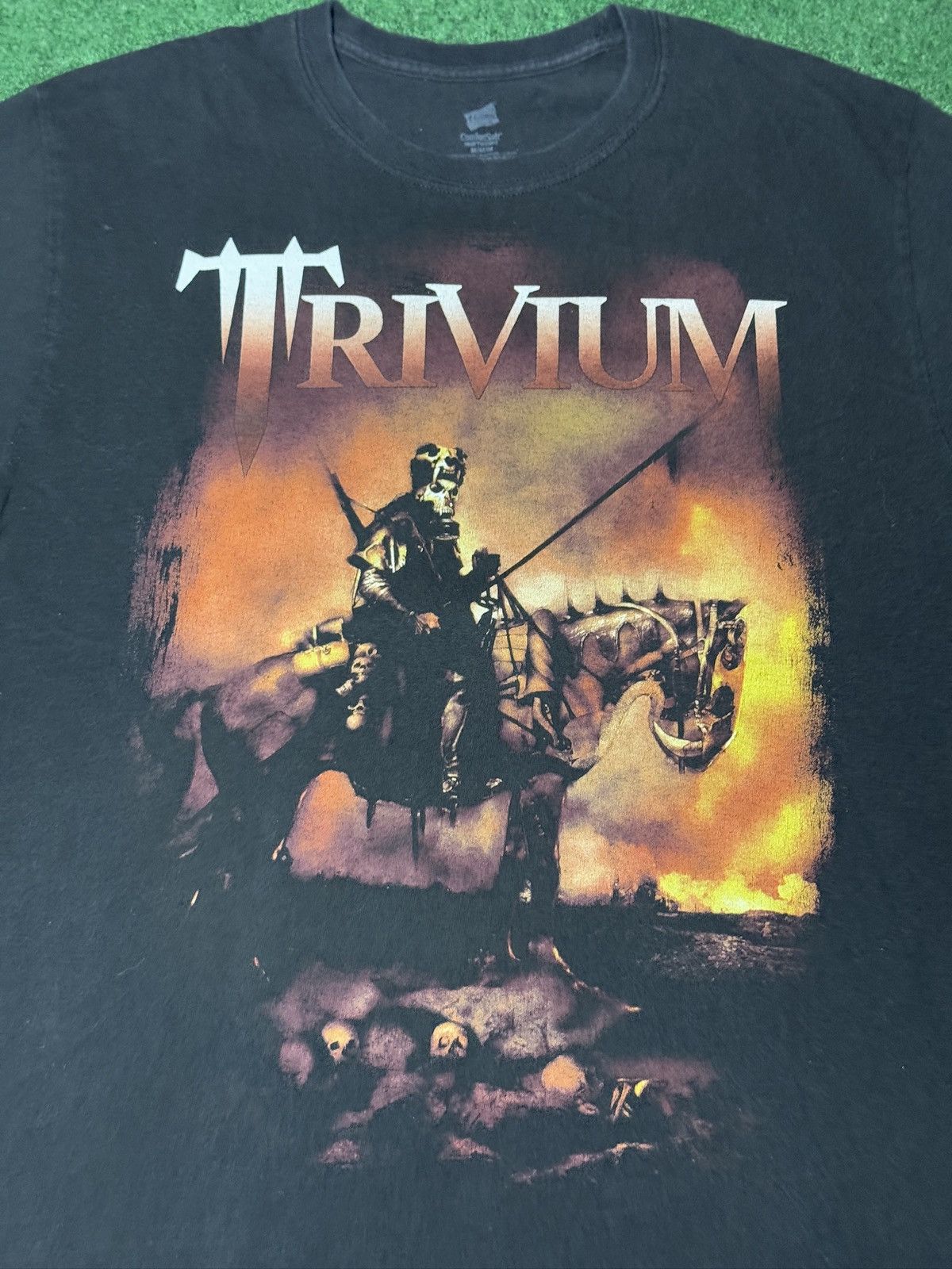 Band Tees Y2K Trivium The Crusade Death Rider Metal Band T Shirt Size US M / EU 48-50 / 2 - 2 Thumbnail