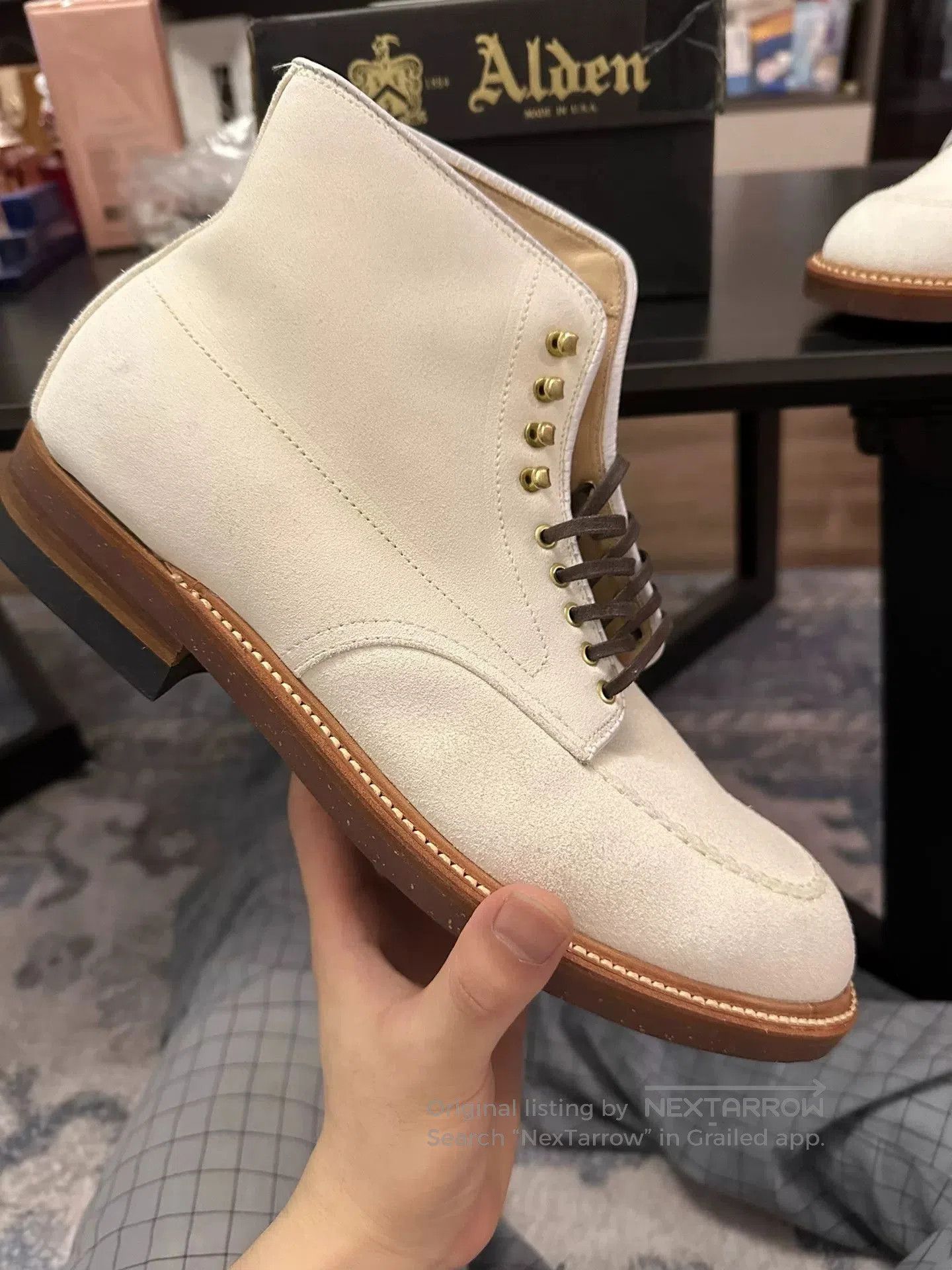 Alden Alden Milkshake Suede Indy Boot. Size US 8.5 / EU 41-42 - 6 Thumbnail