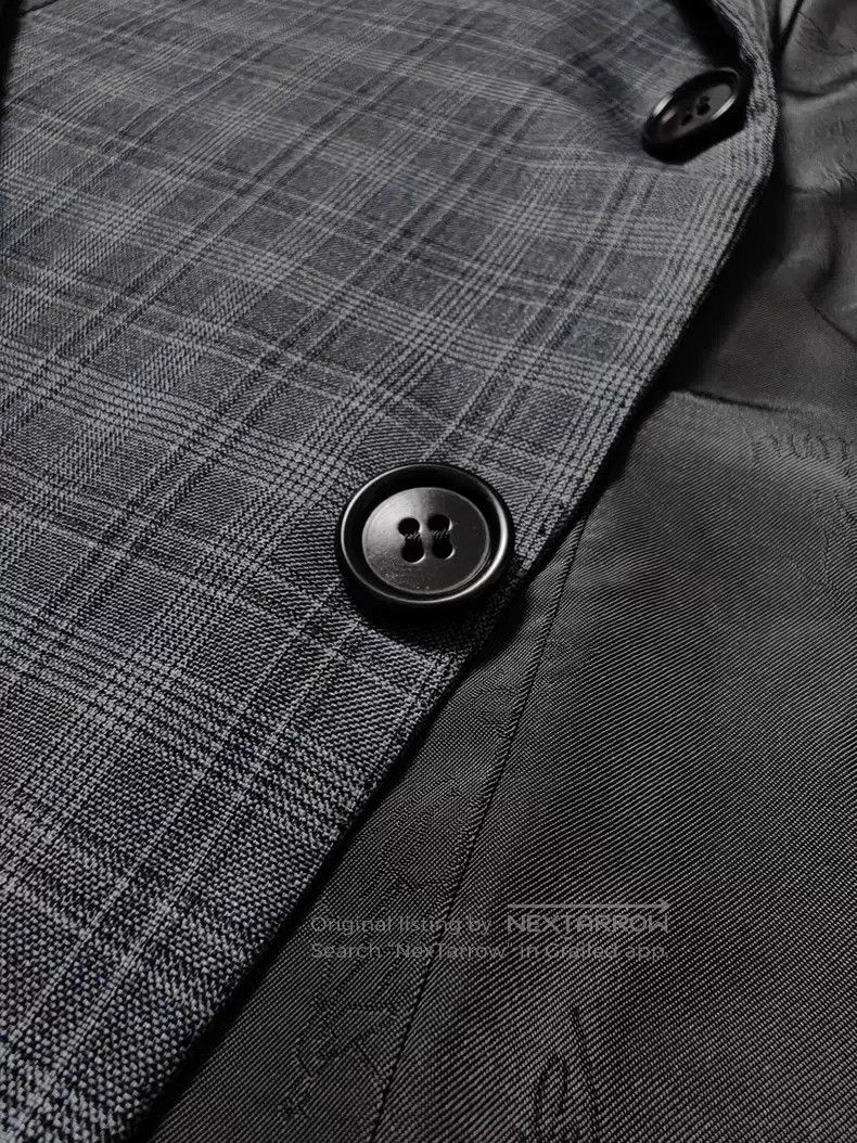 Brioni Brioni Wool and silk checkered handmade single-breasted su Size US XL / EU 56 / 4 - 6 Thumbnail