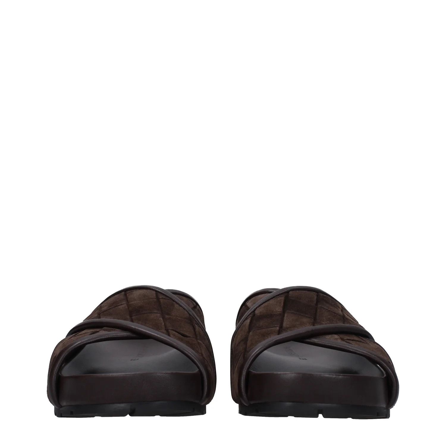 Bottega Veneta ob1o1e0325 Suede Slippers in Brown Size US 6 / EU 39 - 3 Thumbnail