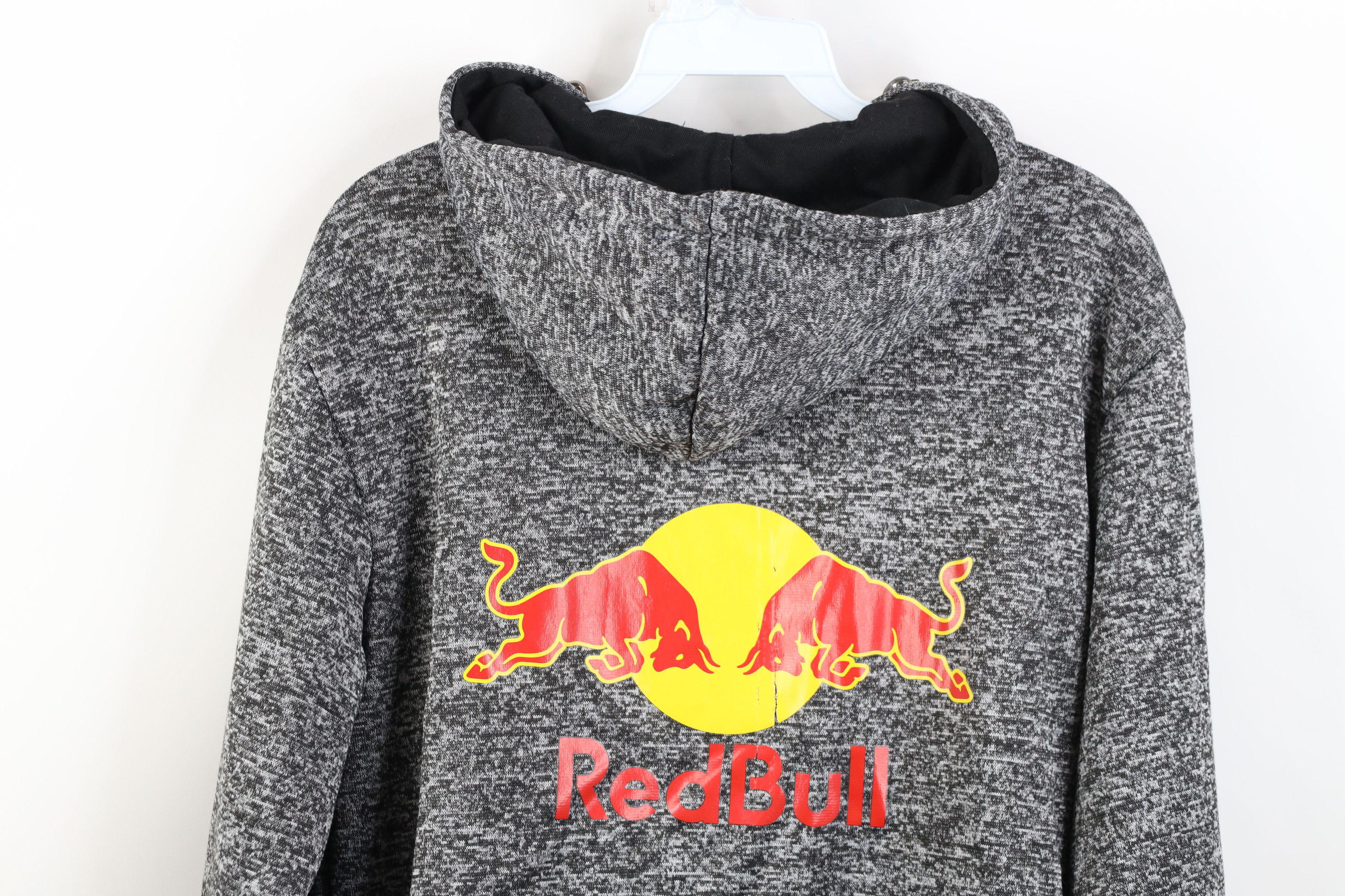 Vintage Vintage Red Bull Racing Spell Out Knit Full Zip Hoodie Size L / US 10 / IT 46 - 15 Thumbnail