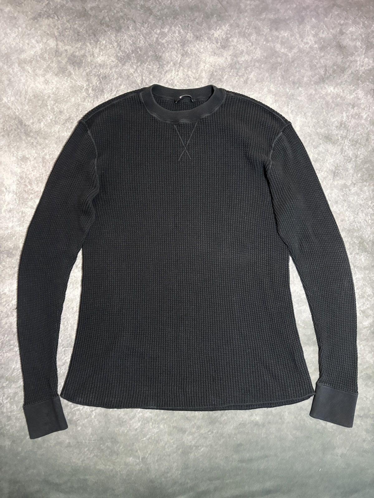 Alexander Wang Alexander Wang Thermal Longsleeve Waffle Knit Shirt Small OS Size US L / EU 52-54 / 3 - 2 Thumbnail