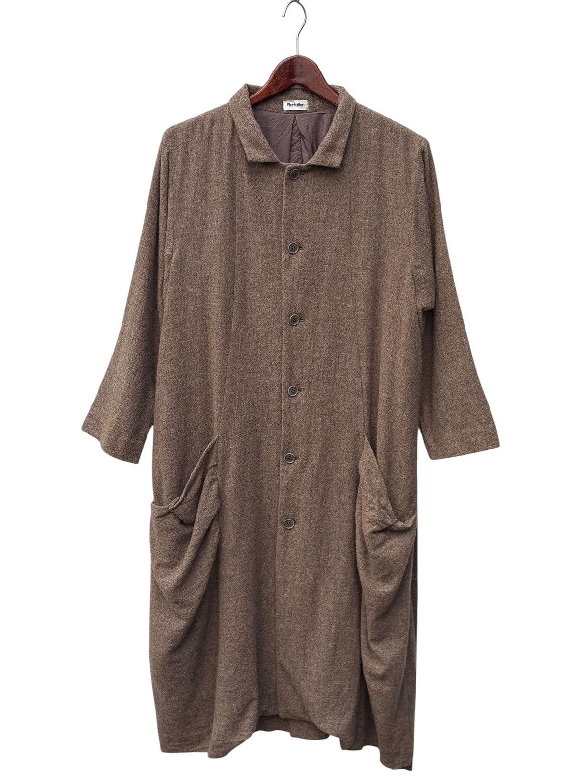 Issey Miyake Plantation Issey Miyake Wool Blend Robe Coat Size US M / EU 48-50 / 2 - 5 Thumbnail