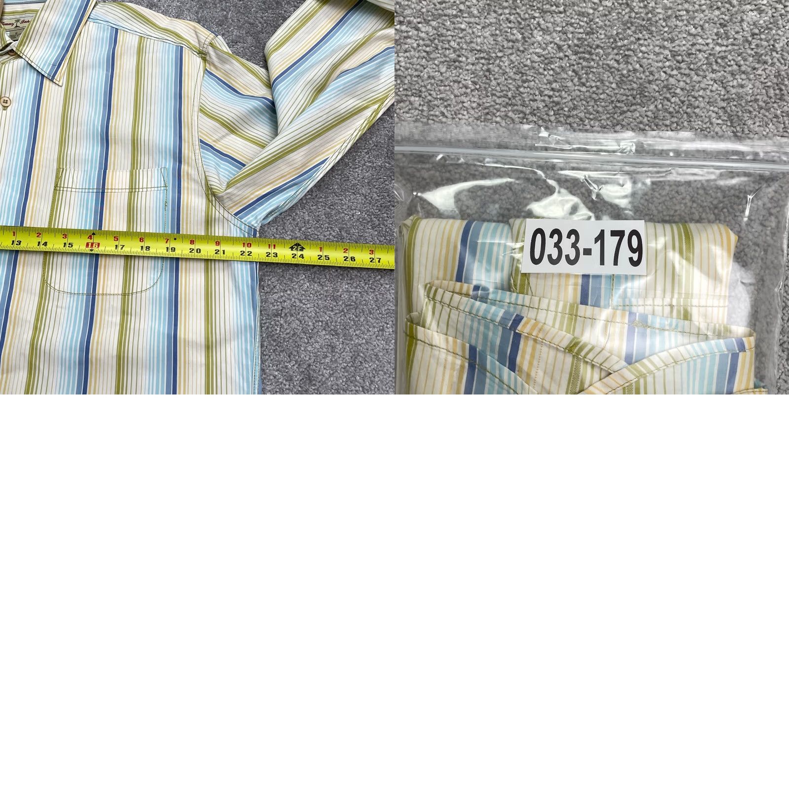 Tommy Bahama Tommy Bahama Button Up Shirt Mens M Multicolor Striped Cotton Long Sleeve Top Size M / US 6-8 / IT 42-44 - 9 Thumbnail