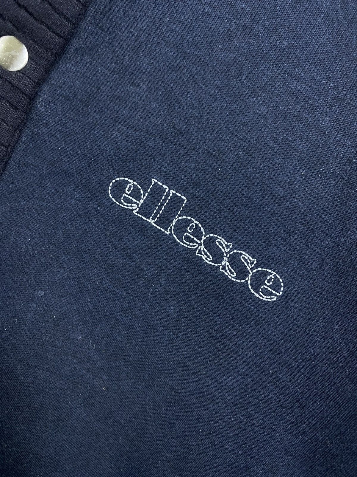 Ellesse Vintage Ellesse Brand Mock Neck With Button Shirt Size US M / EU 48-50 / 2 - 8 Thumbnail