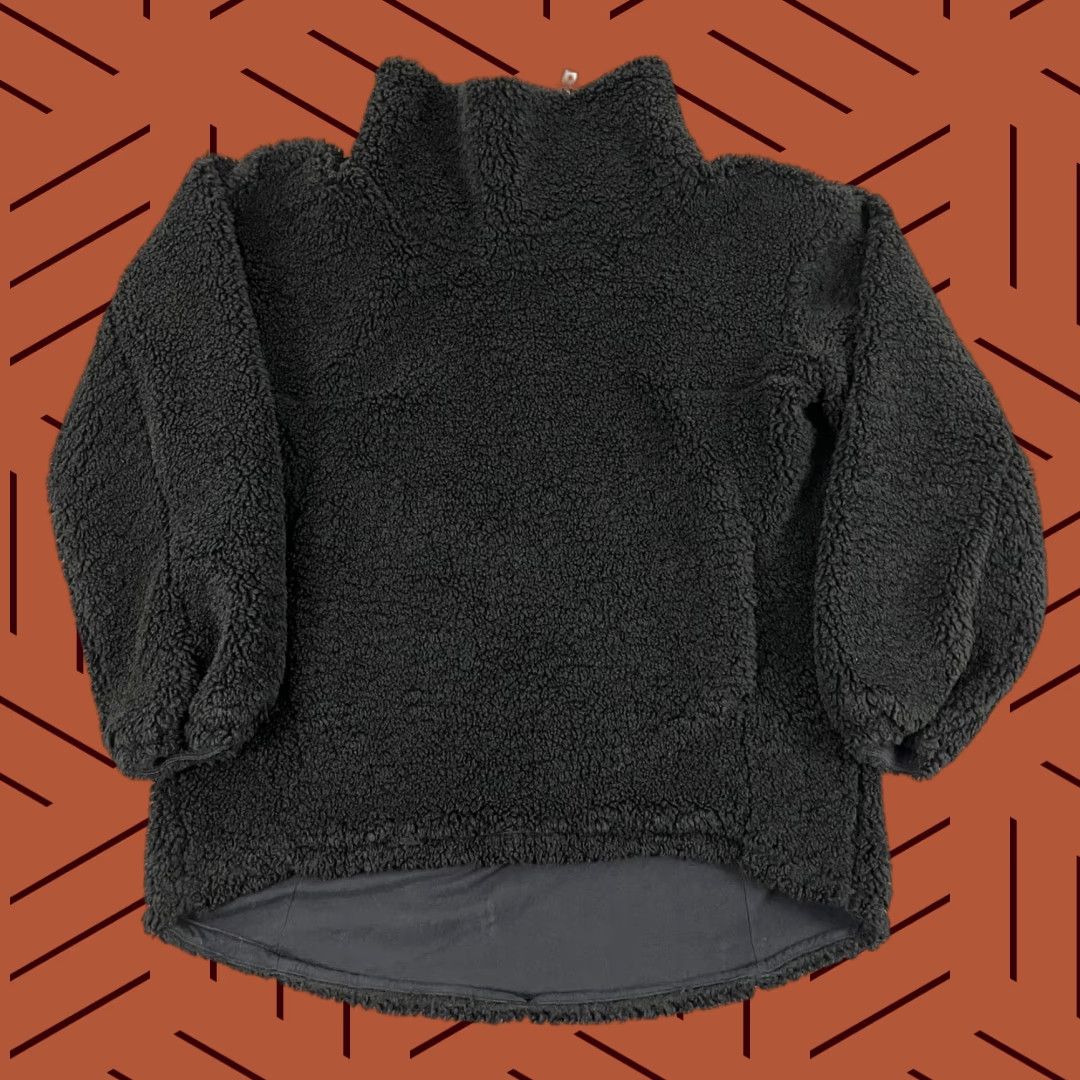 Lululemon Lululemon Warmth Restore Sweater Womens Size 10 Black Soft Heavy Fleece Pullover Size L / US 10 / IT 46 - 1 Thumbnail