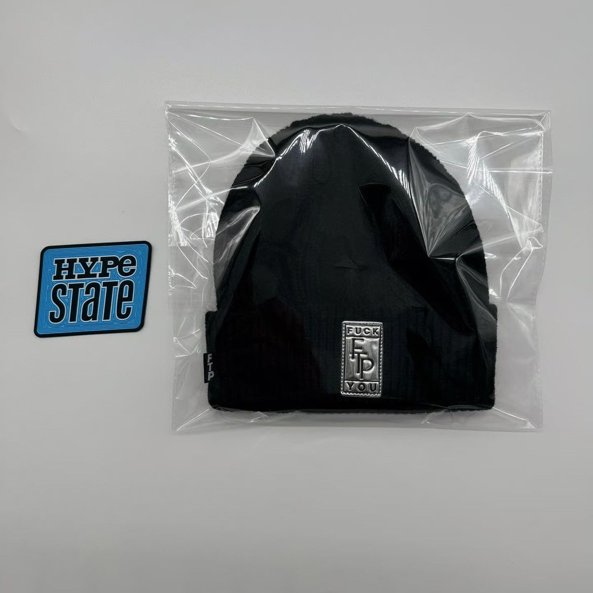 Fuck The Population FTP Big Body Cable Knit Beanie Black Size ONE SIZE - 1 Thumbnail