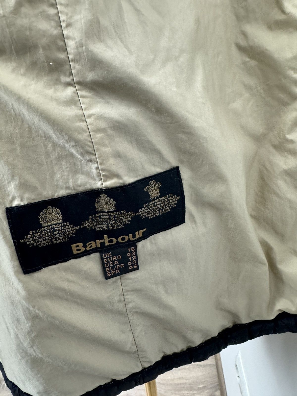 Barbour Women’s Vintage Barbour Sarah Quilted Jacket size 12 Size XL / US 12-14 / IT 48-50 - 7 Thumbnail