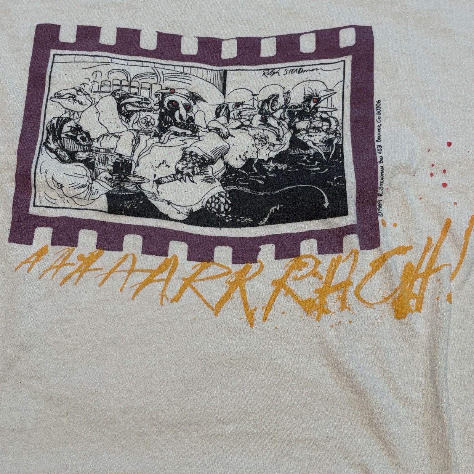 Other Vtg Hunter Thompson's Fear And Loathing Shirt Ralph Steadman Size US XL / EU 56 / 4 - 3 Thumbnail