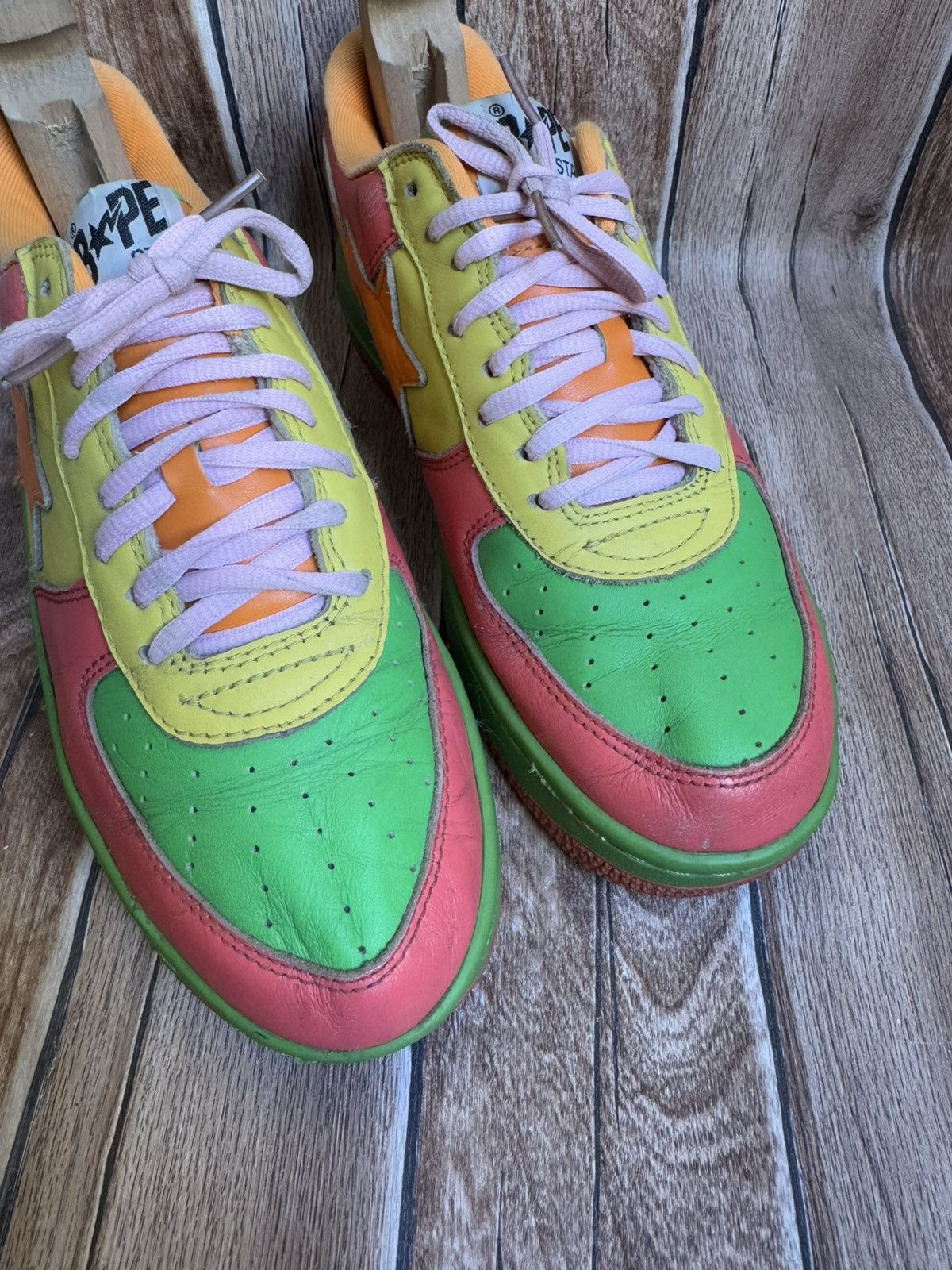 Bape × Nigo 2009 woodland camo bapesta Size US 9 / EU 42 - 9 Thumbnail