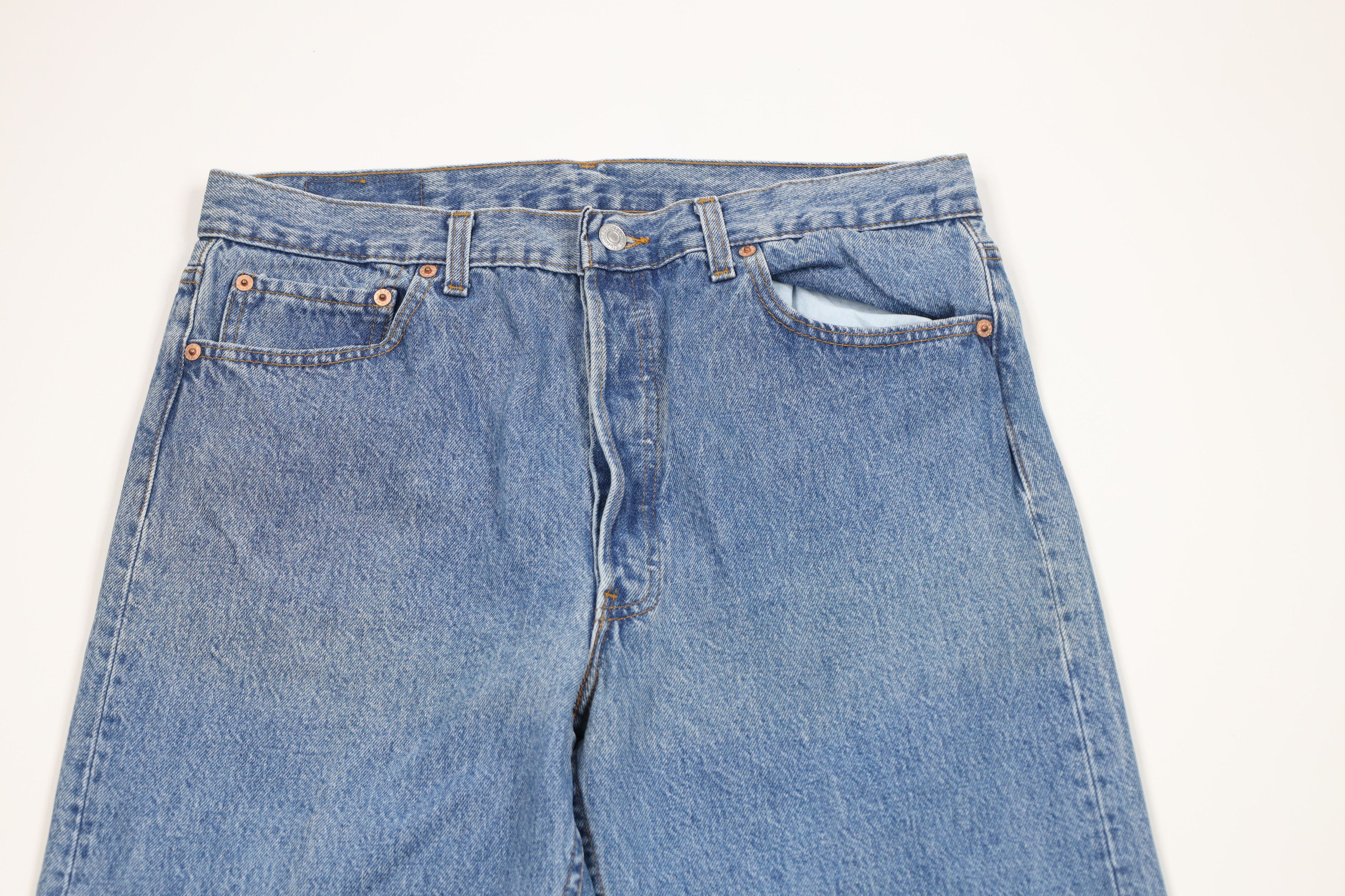 Levi's Vintage 90s Levis 505xx Fly Regular Straight Leg Jeans USA Size US 36 / EU 52 - 2 Thumbnail