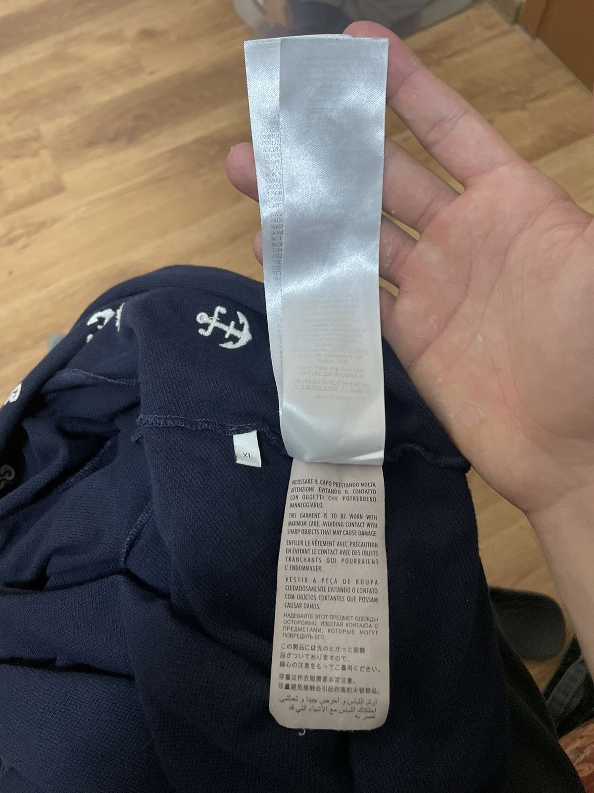 Gucci Gucci polo with anchor Size US XL / EU 56 / 4 - 12 Thumbnail