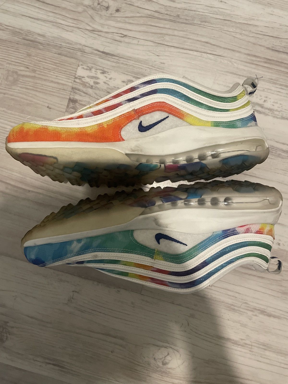 Nike Air max 97 tie die golf shoe Size US 12.5 / EU 45-46 - 10 Thumbnail