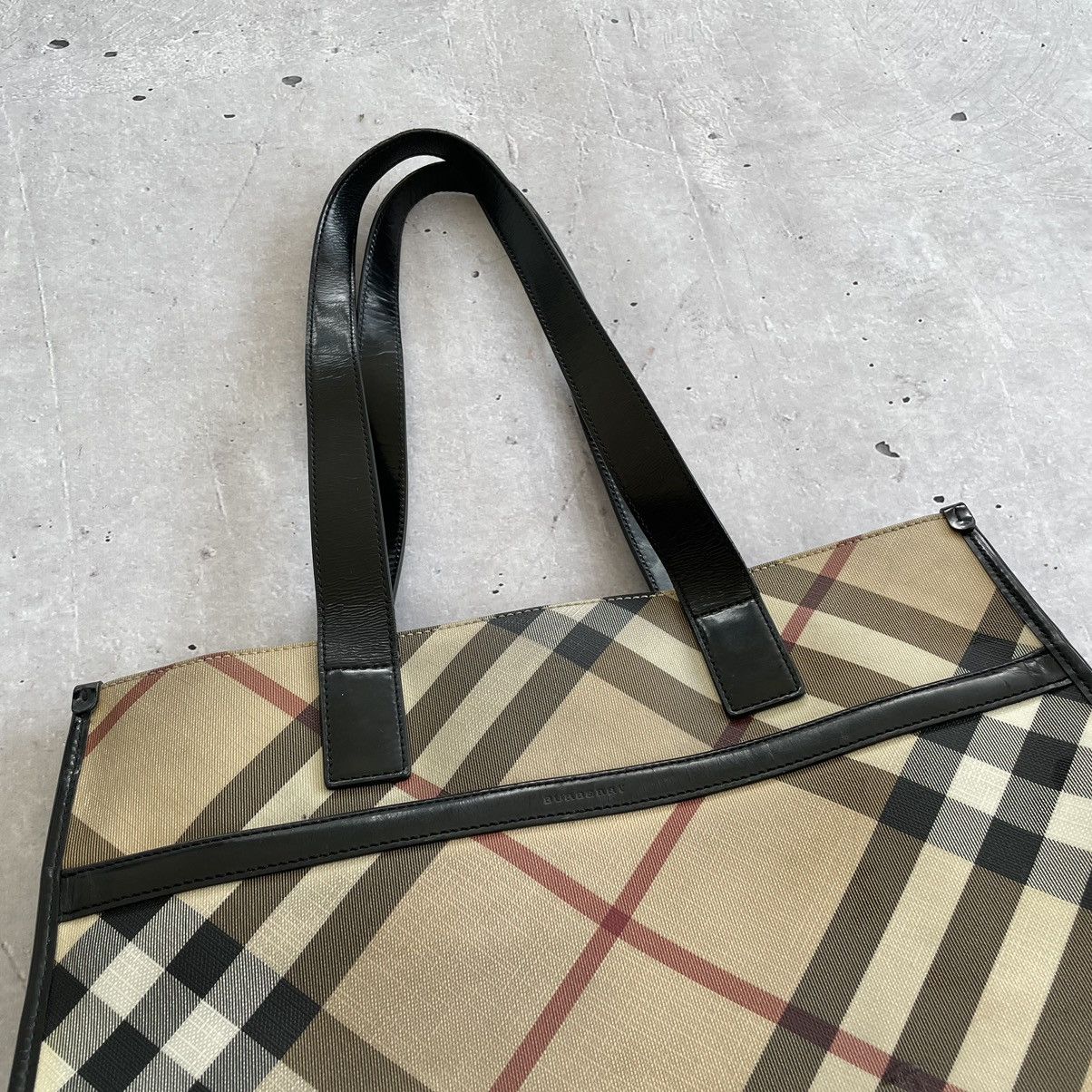 Burberry × Vintage RARE Burberry monogram handle bag y2k Size ONE SIZE - 6 Thumbnail