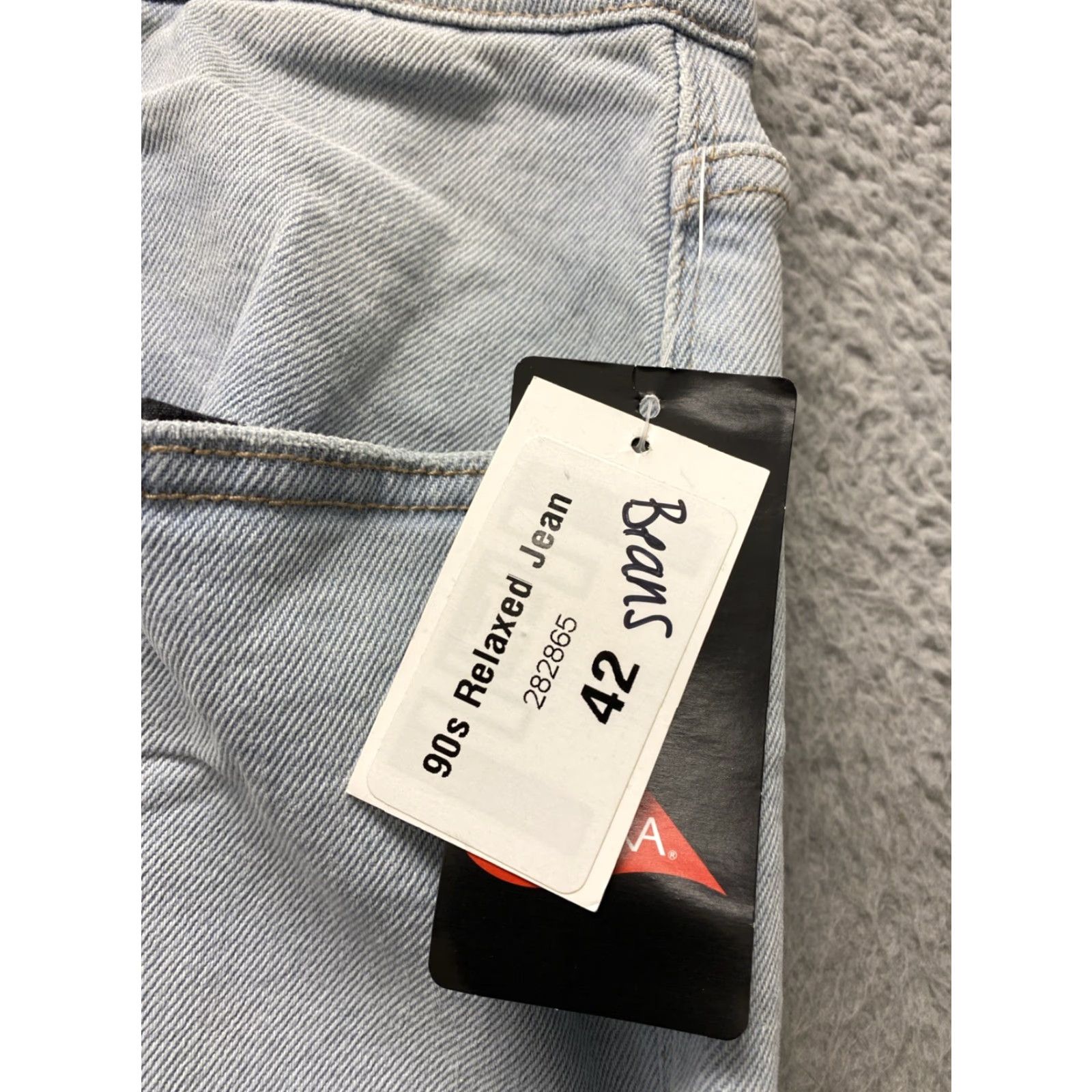 Vintage LuLaRoe Denim Jeans Skinny Ankle Women 42 Size 32 Light Blue NWT /0004 NWT Size 32" / US 10 / IT 46 - 5 Thumbnail