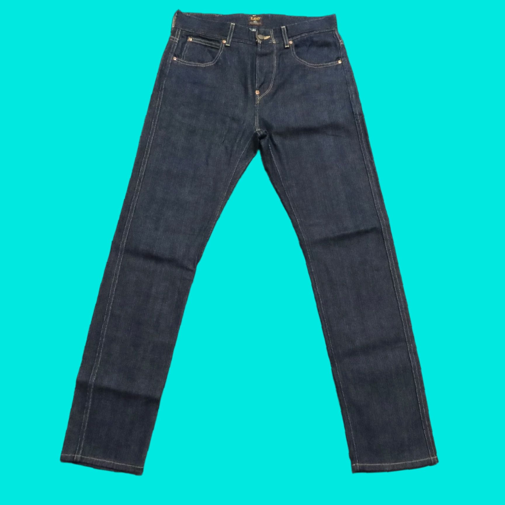 Lee VINTAGE Lee 101 Tapered Selvedge Denim Jeans Men 30 Inseam 30 1/2 Raw Denim Jeans Mens Jeans Size US 30 / EU 46 - 1 Thumbnail
