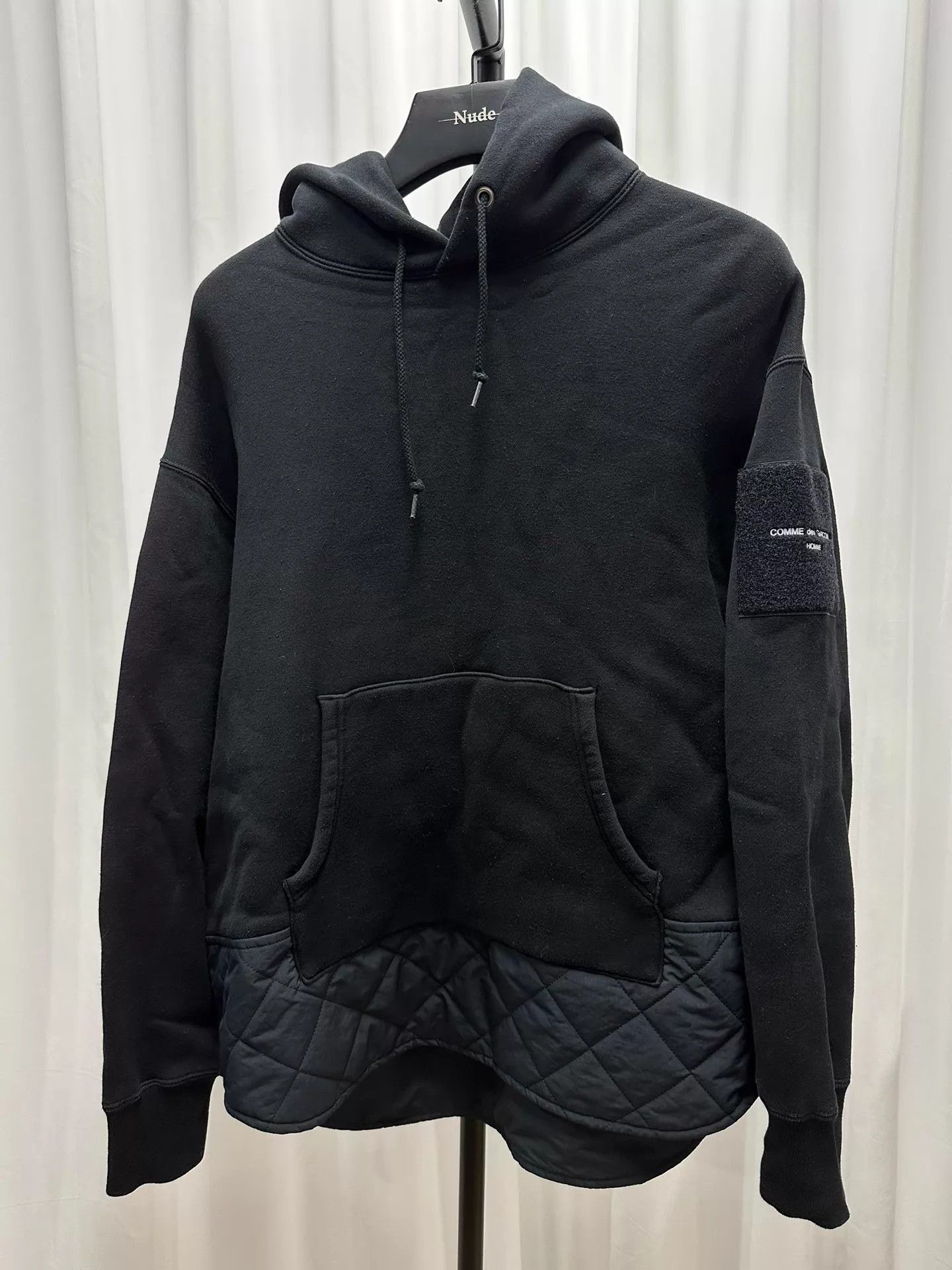 Comme des Garcons Comme des Garçons Homme Color Blocked Black Hoodie L Size US L / EU 52-54 / 3 - 1 Thumbnail