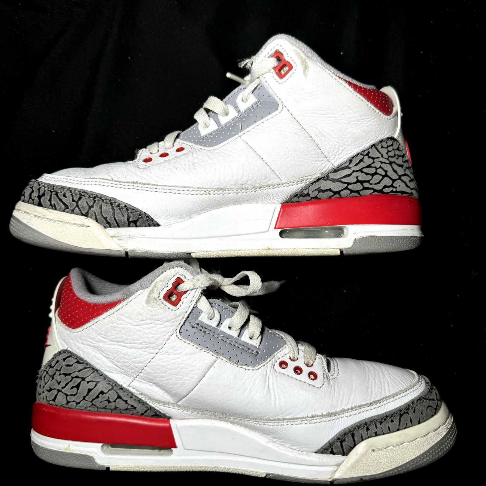 Jordan Brand × Nike Size 7 - Air Jordan 3 Retro GS Fire Red 2022 Men's Shoes Size US 7 / EU 40 - 3 Thumbnail