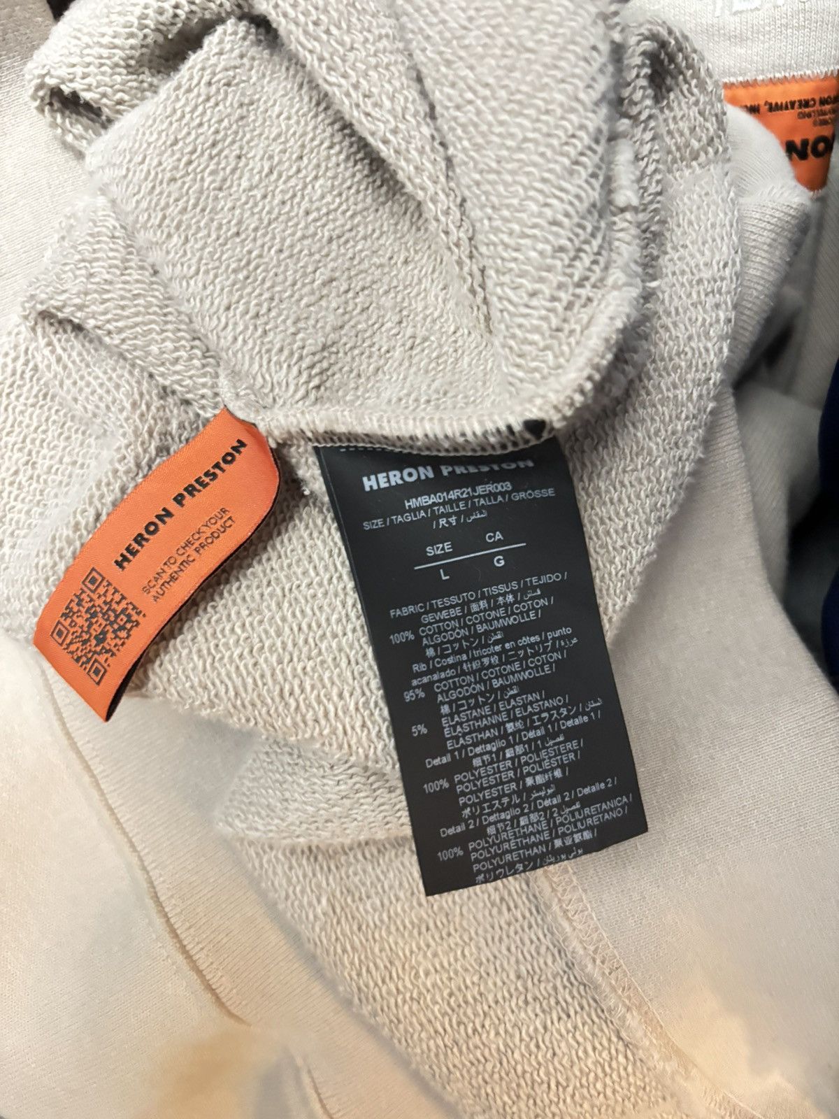 Heron Preston Heron Preston Authorized Fakes Misprint Sweatshirt Size US L / EU 52-54 / 3 - 10 Thumbnail