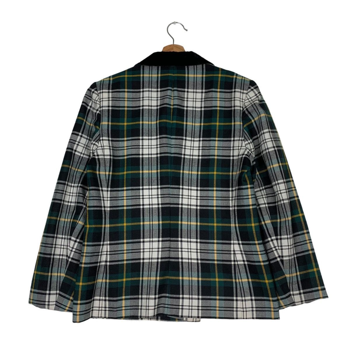 Japanese Brand GERARD PASQUIER Tartan Double Breasted Coat Jacket #0531-C24 Size S / US 4 / IT 40 - 7 Thumbnail