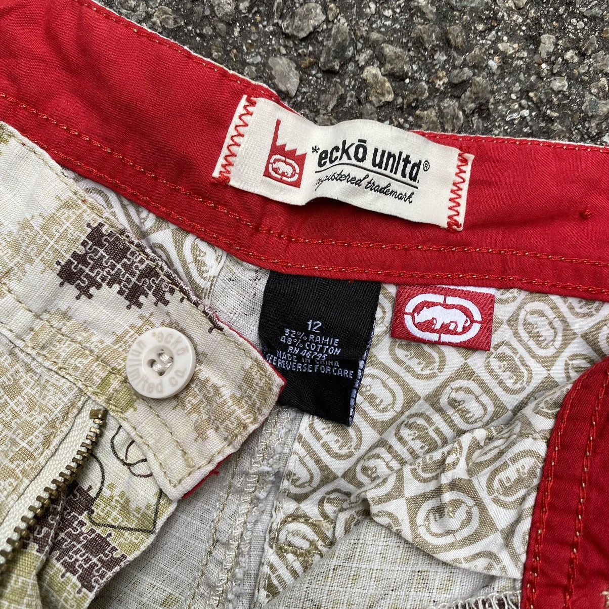 Ecko Unltd. Ecko Unltd Baggy Cargo Pants Camo The Masterpiece Collection Size US 27 - 5 Thumbnail