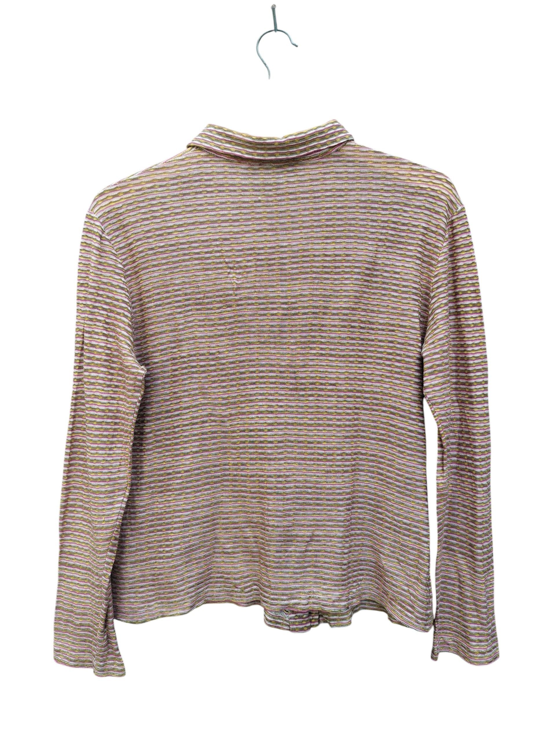 Missoni Vintage Sport Missoni Textured Knit Button Up Size S / US 4 / IT 40 - 2 Thumbnail
