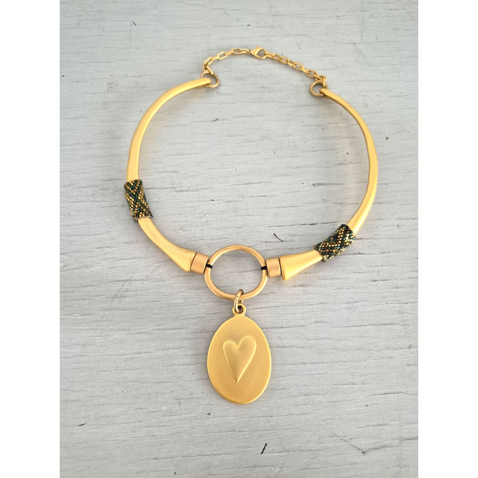 Other Vintage Pulccino Goldtone Collar Necklace Size ONE SIZE - 2 Thumbnail
