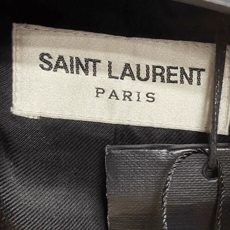 Saint Laurent Paris Burgundy Logo Baseball Jacket-2507 Size US M / EU 48-50 / 2 - 5 Thumbnail