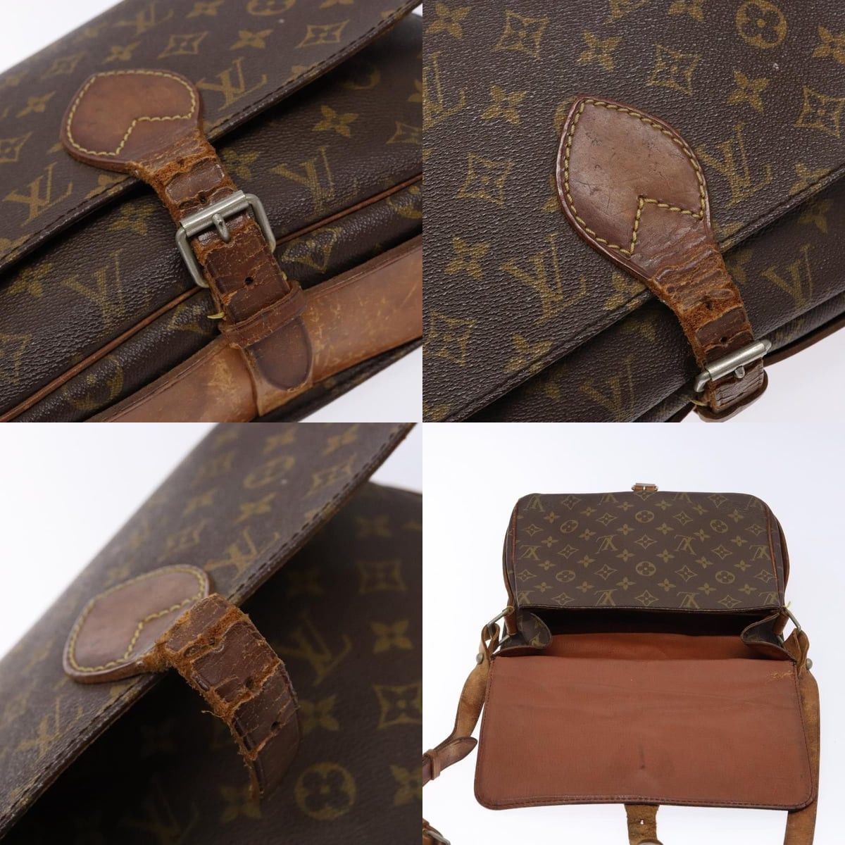 Louis Vuitton LOUIS VUITTON Monogram Cartouchiere GM Shoulder Bag M51252 Size ONE SIZE - 11 Thumbnail