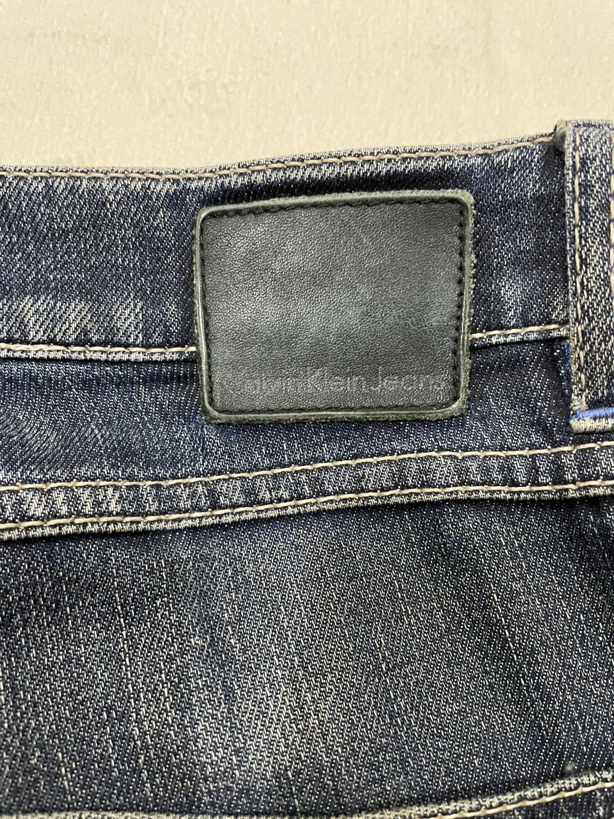 Calvin Klein Vintage Calvin Klein Jeans Straight Cut Distress Faded Jean Size US 33 - 17 Thumbnail