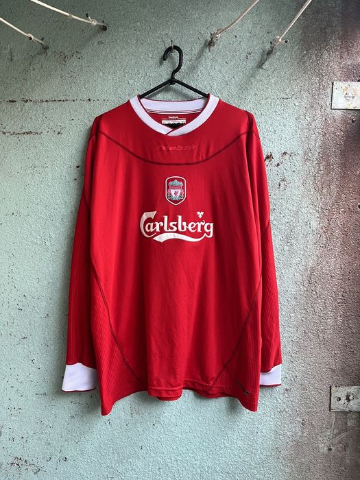 VINTAGE OLD REEBOK MEN'S LIVERPOOL 2002/2004 FOOTBALL SOCCER SHIRT JERSEY  SIZE S