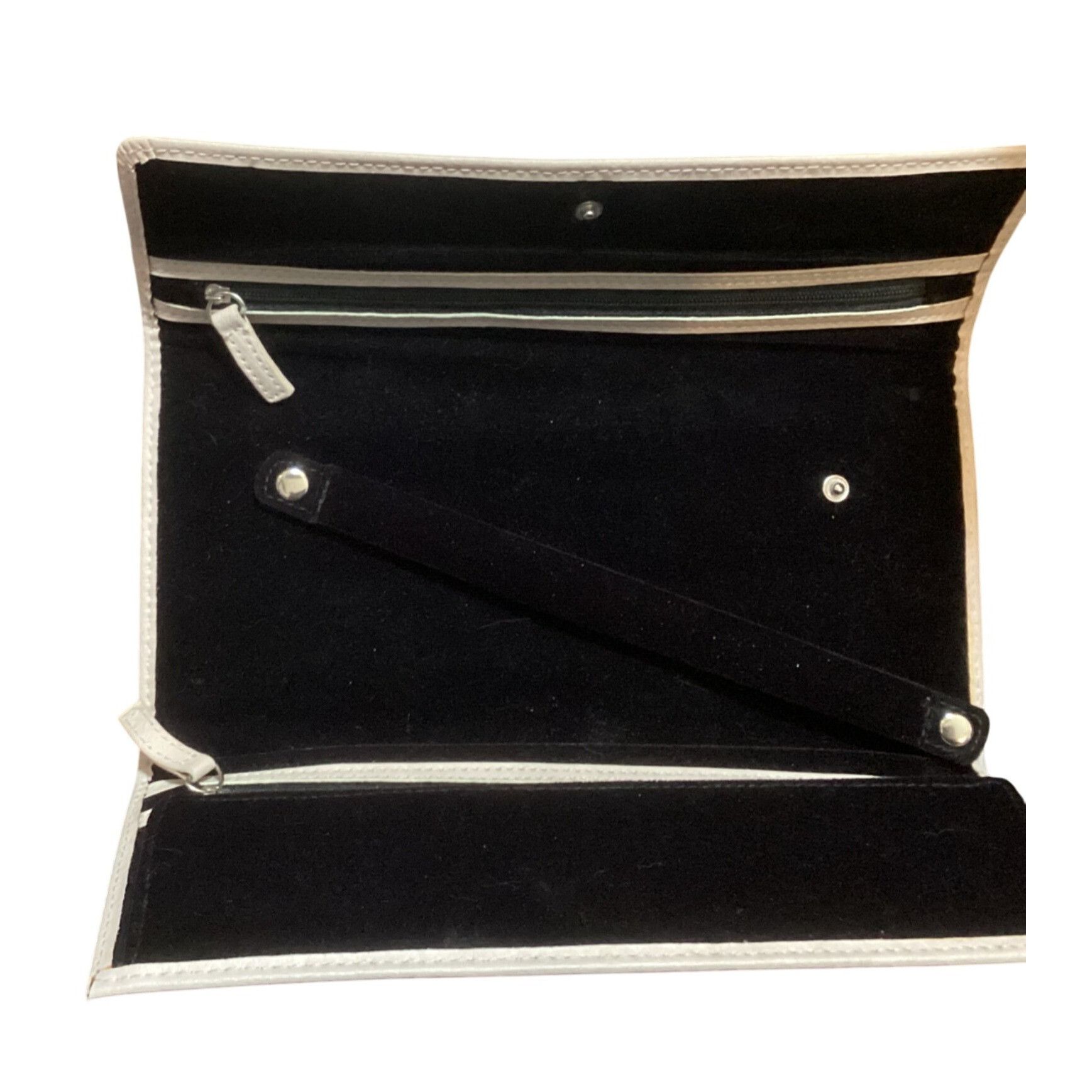 pandora Pandora Beige Jewelry Travel Case-Clutch Leather 10"x4.5"x1" Size ONE SIZE - 13 Thumbnail
