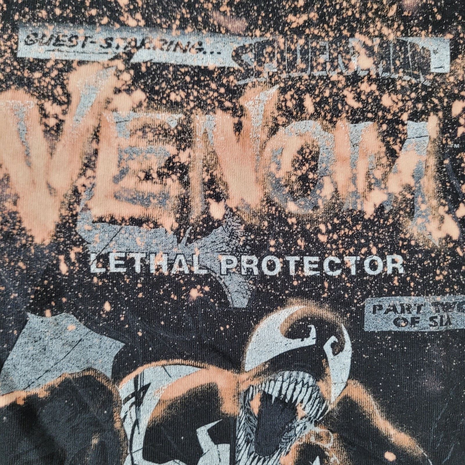 Marvel Comics Marvel-Universe Venom Shirt Womens XL 22x27 Bleached Baggy Size XL / US 12-14 / IT 48-50 - 7 Thumbnail