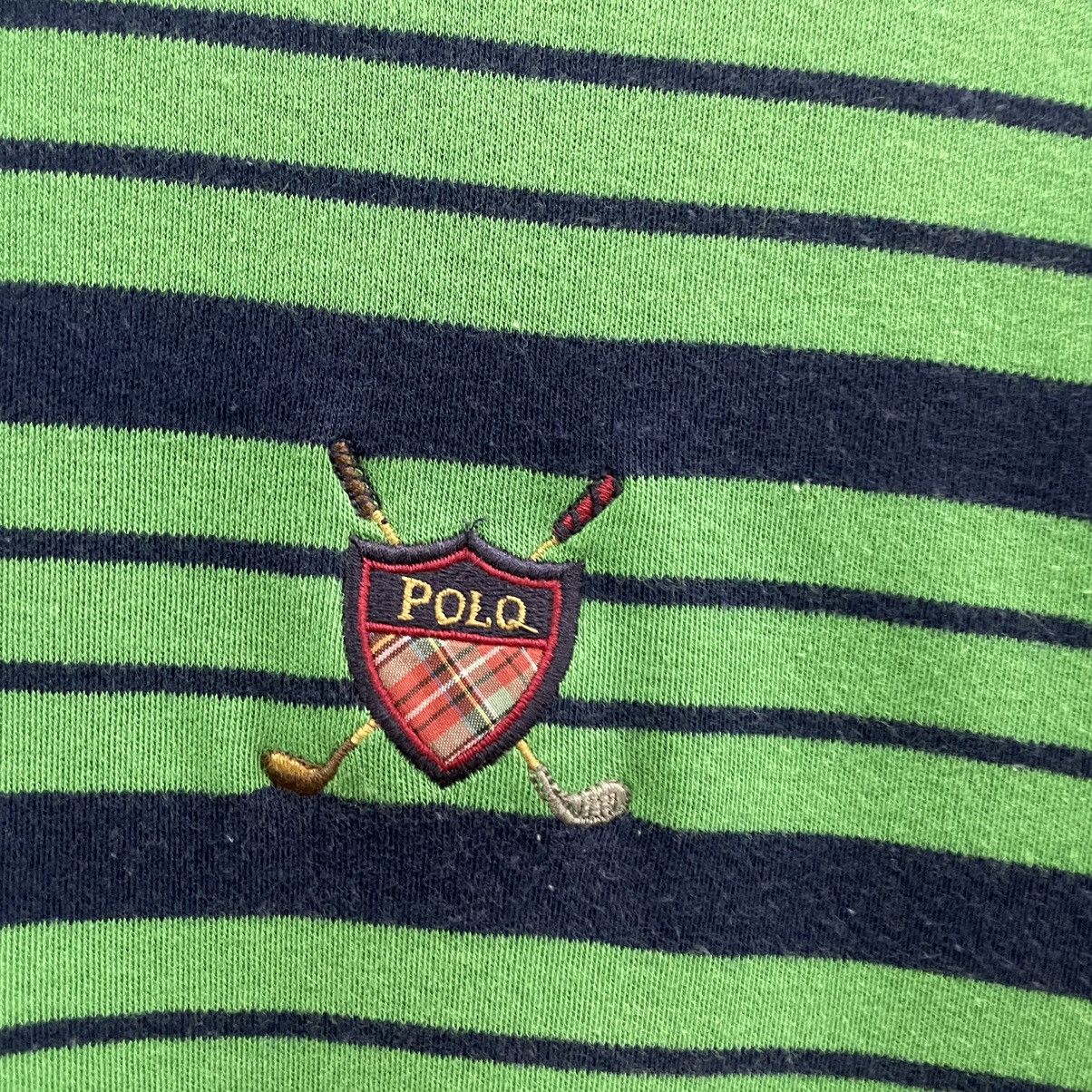 Polo Ralph Lauren × Ralph Lauren 🔥Vintage Polo Ralph Lauren Golf Striped Polos Tee Size US L / EU 52-54 / 3 - 5 Thumbnail