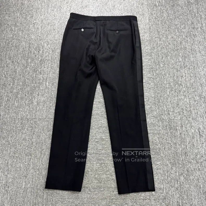 Saint Laurent Paris Saint Laurent Paris Black Wool Casual Trousers Size US 34 / EU 50 - 5 Thumbnail