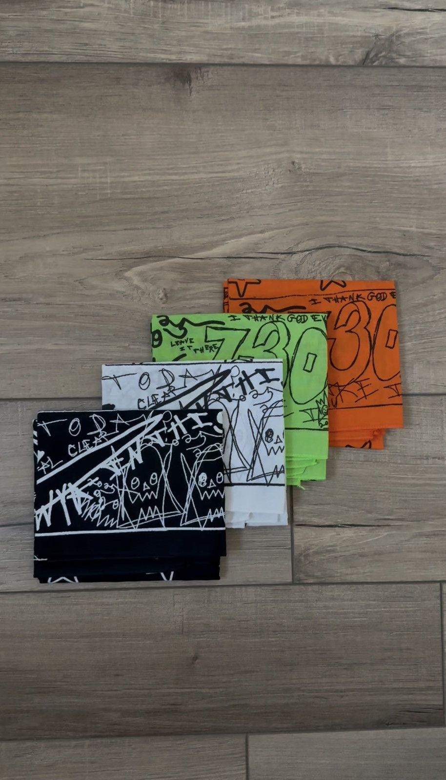Asspizza Asspizza Bandanas (4 Pack) Size ONE SIZE - 1 Thumbnail